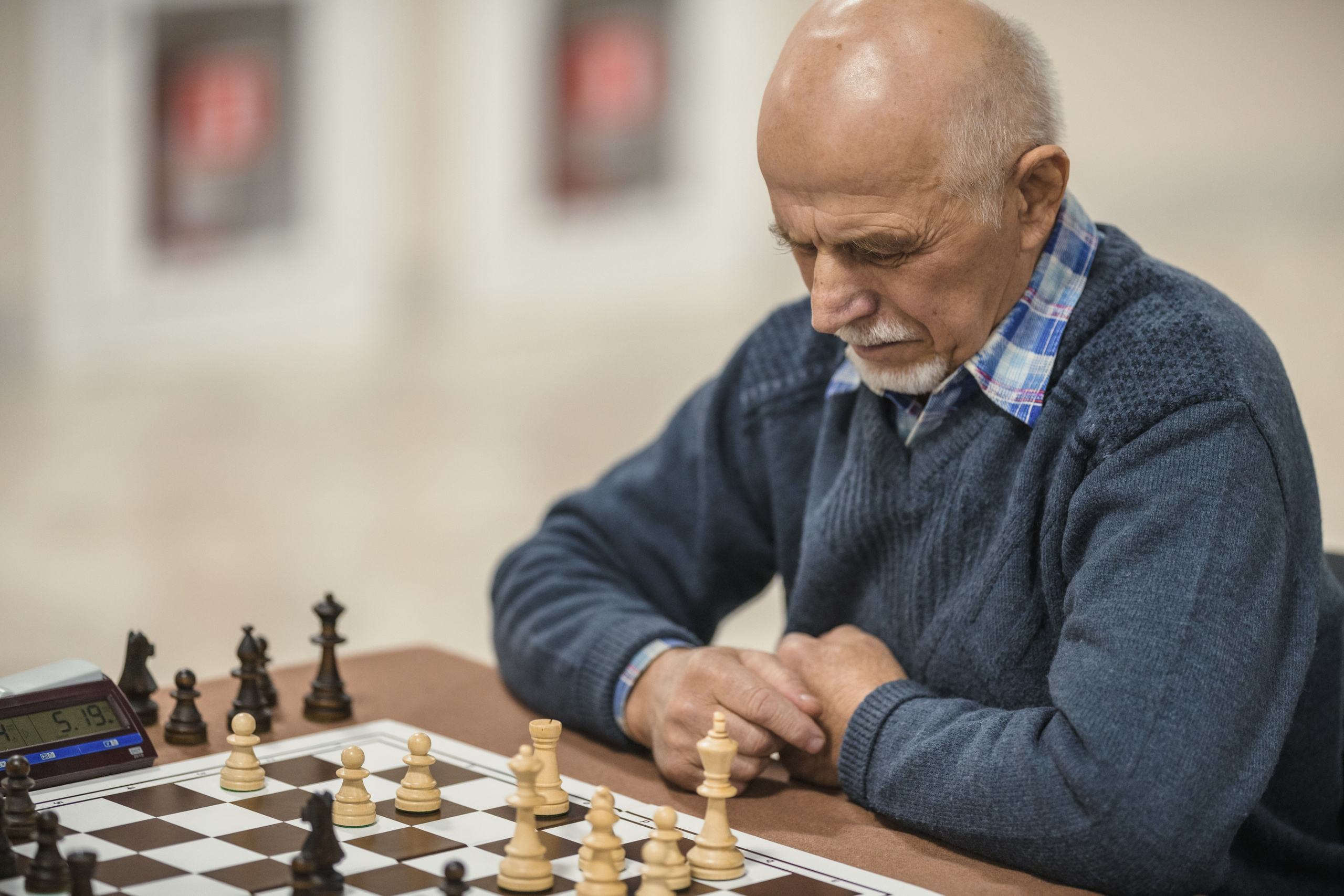 Чемпионат Мозырского района по шахматам. Репортажный фотограф Владимир Беляй