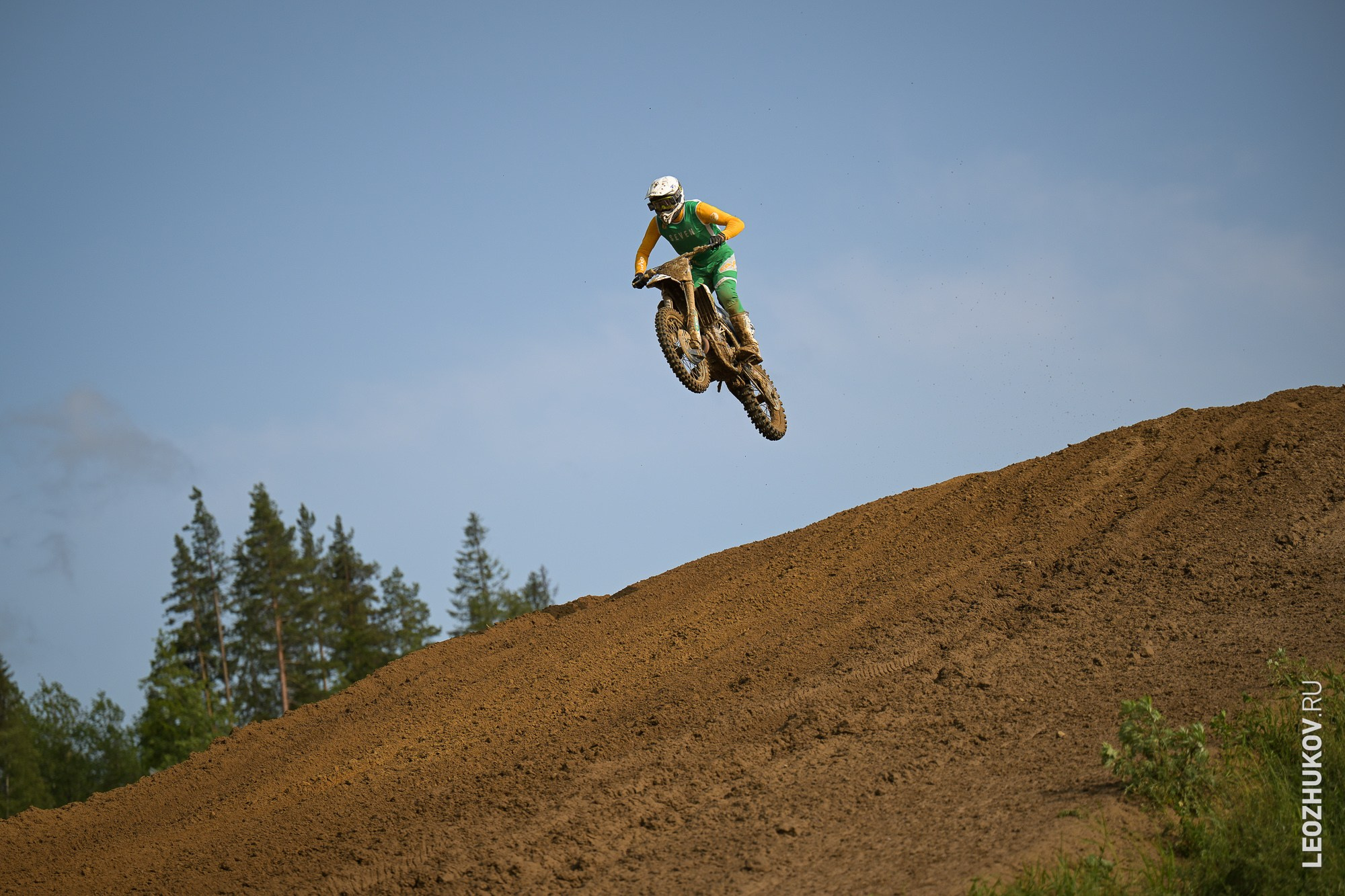 1 round of ММТ RGP russian motocross championships. Sports photographer Leonid Zhukov