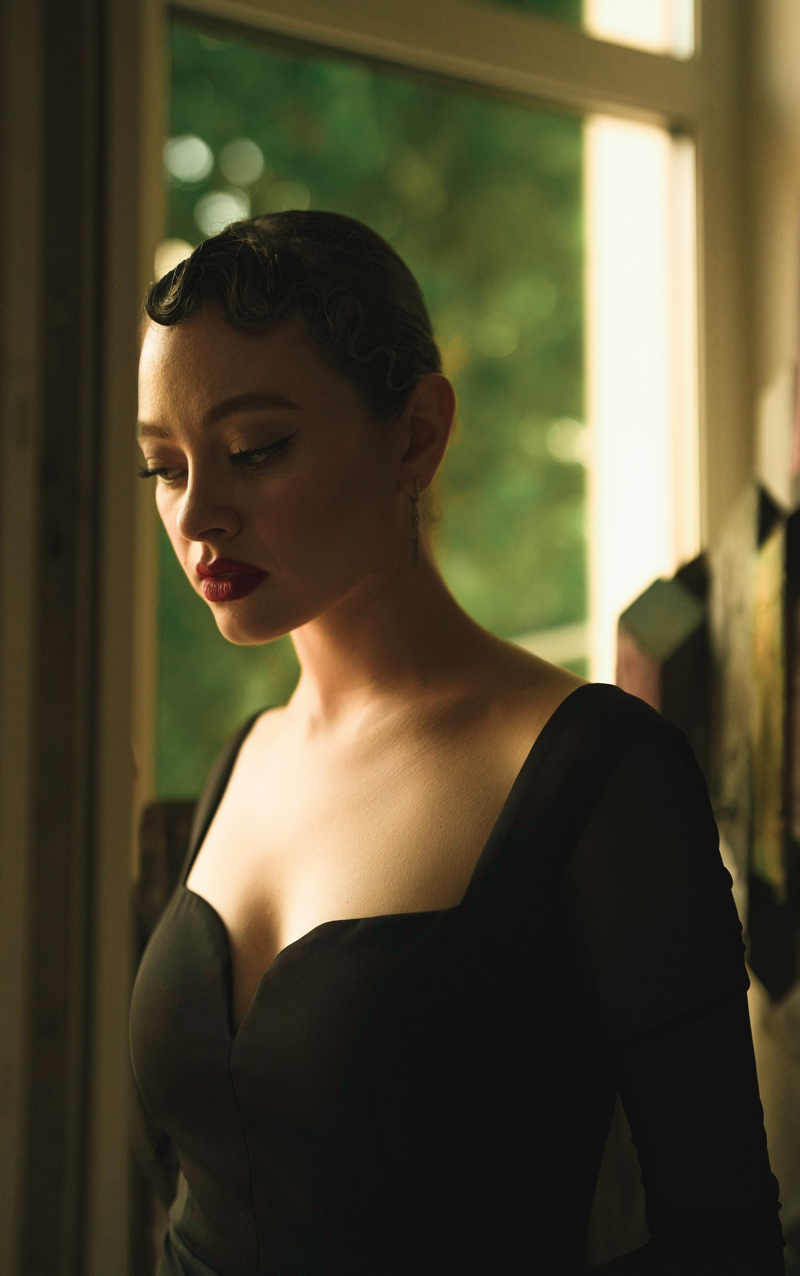 Портрет актрисы в французском стиле. Парижский шик. Богема. Французское кино.