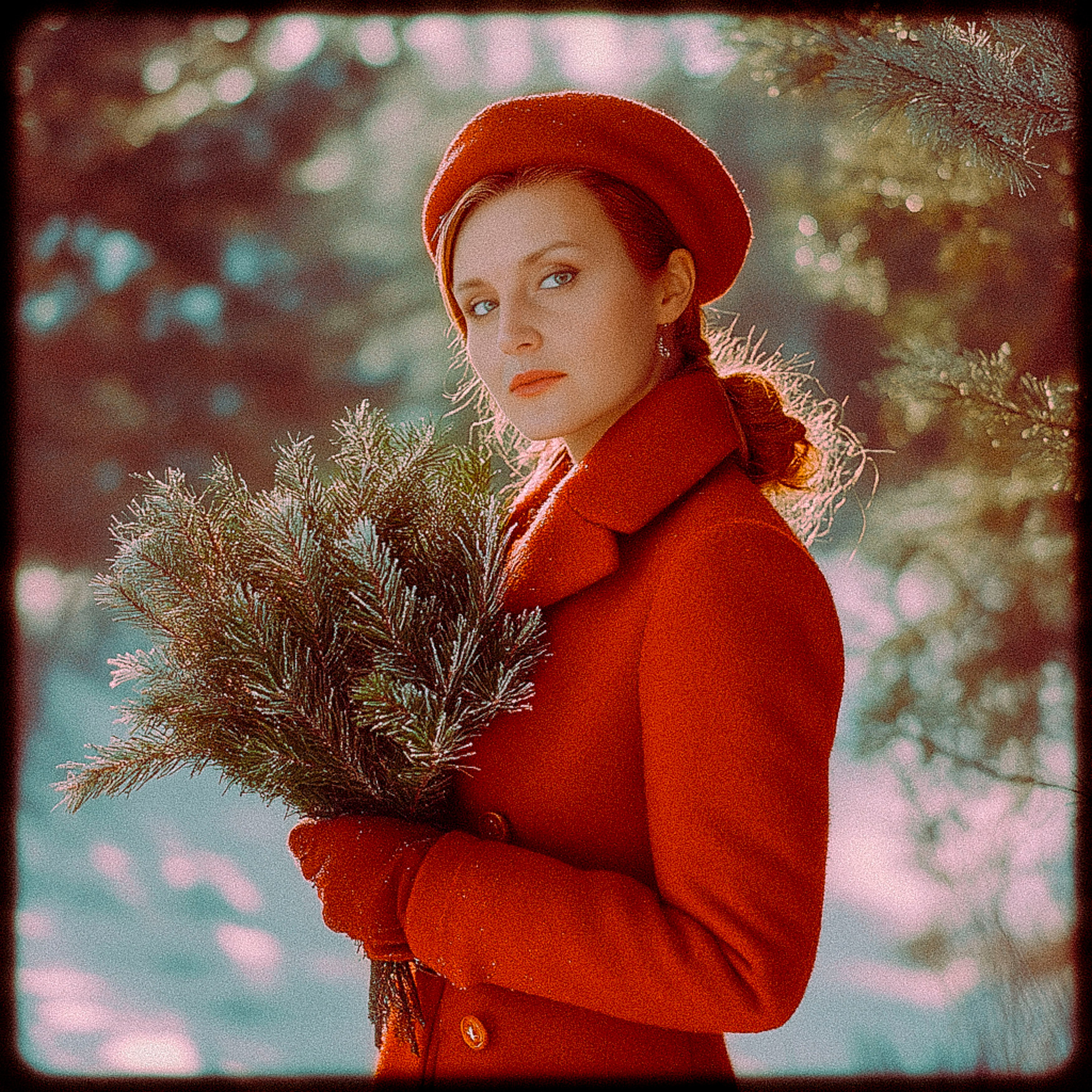 Нейрофотосессия для себя. Девушка с елочкой. ФотоХудожник Харитонова Ирина г. Санкт-Петербург