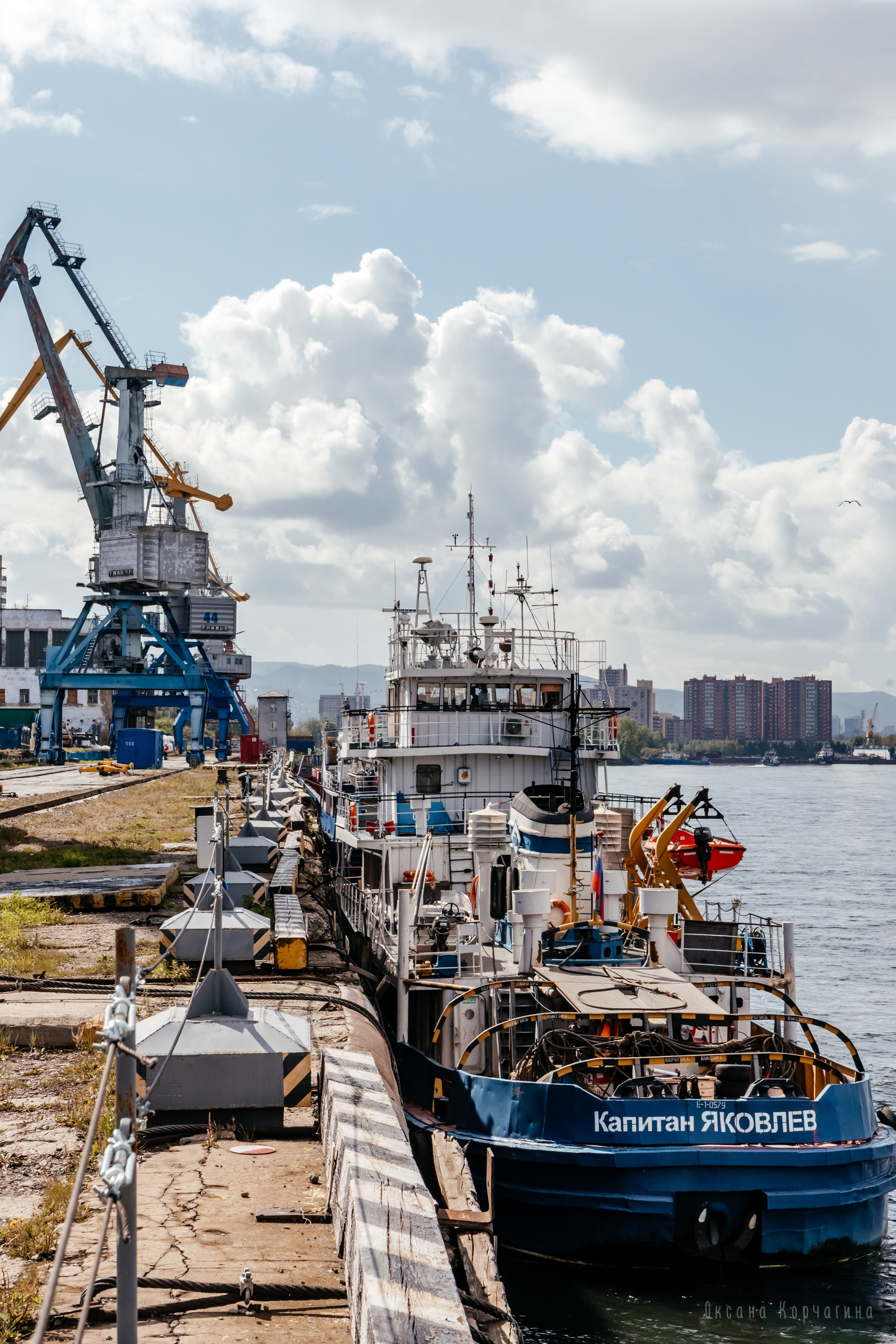 Речной порт. Фотограф в Красноярске Оксана Корчагина