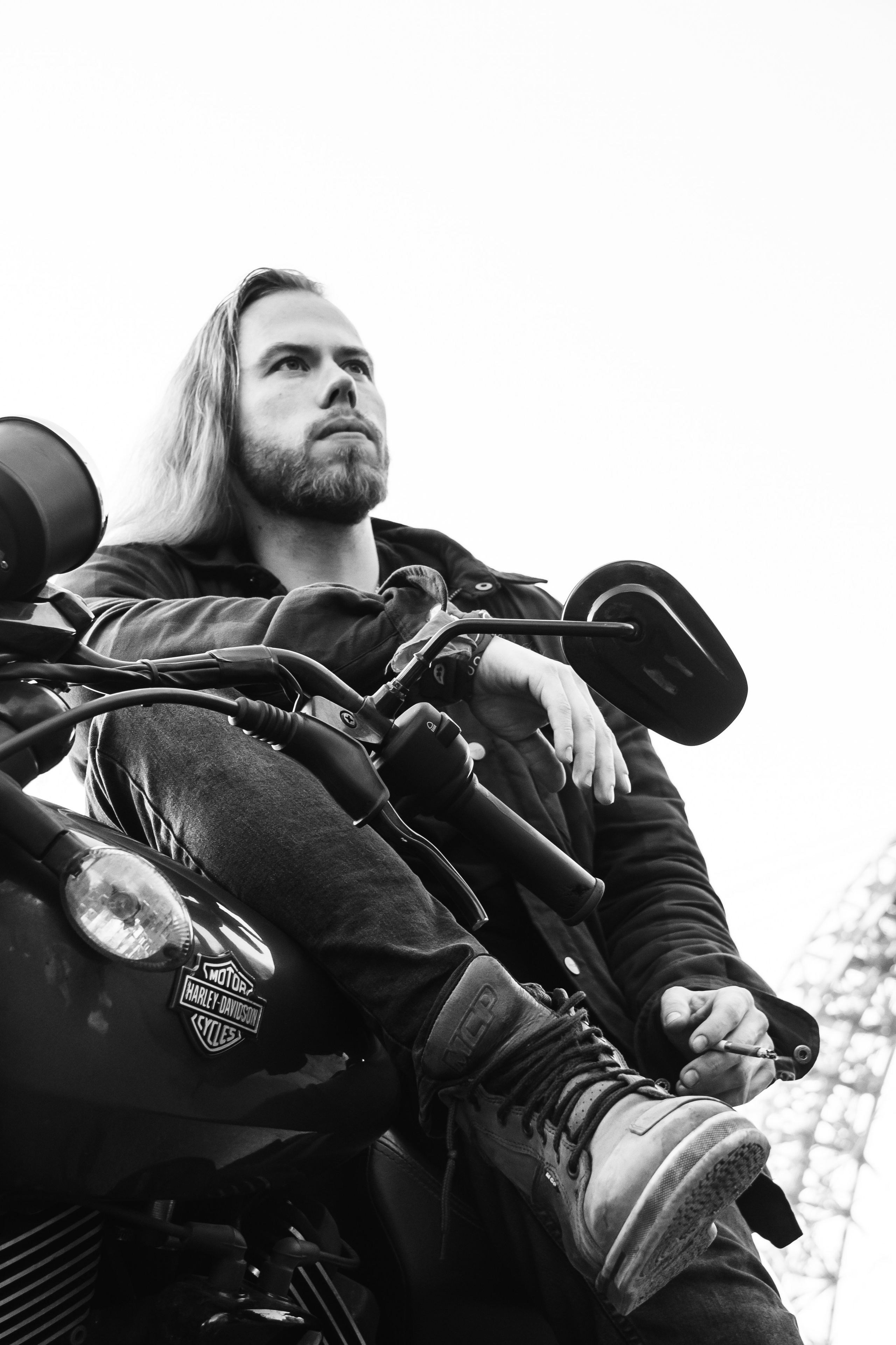 Иван и Harley Davidson. Наталия Фролова. Фотограф. Москва