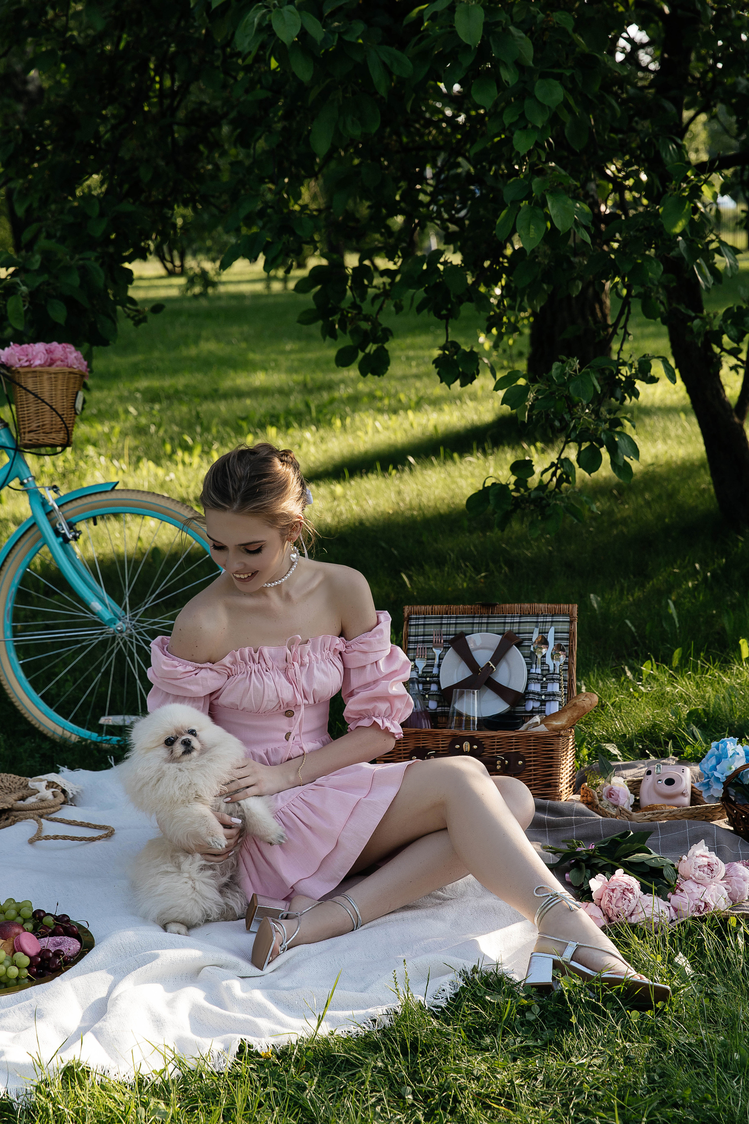 ПИКНИК В ПАРКЕ. Фотограф индивидуальных женских портретов и LOVEstory в Москве