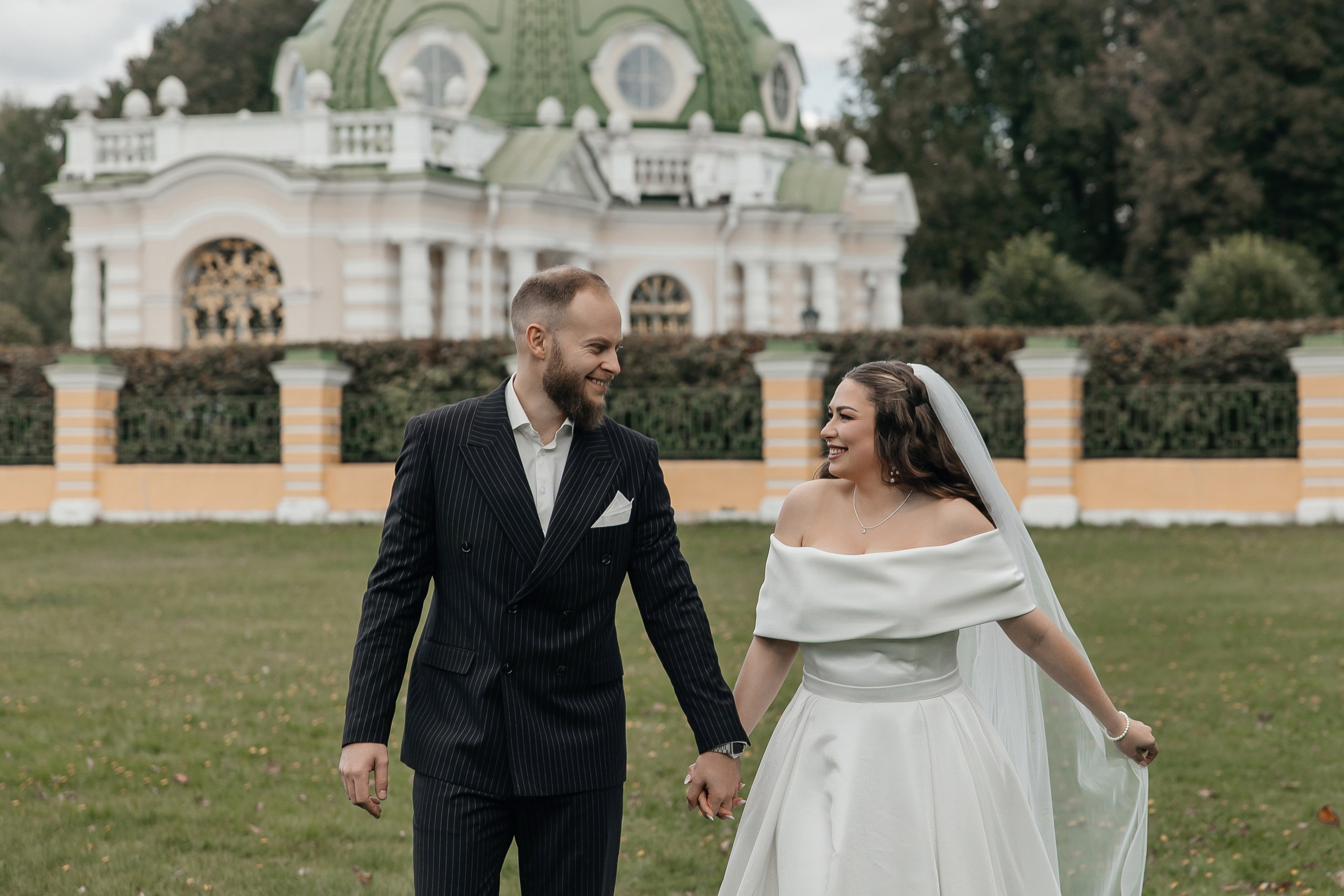 Свадебная фотосессия в Усадьбе Кусково
