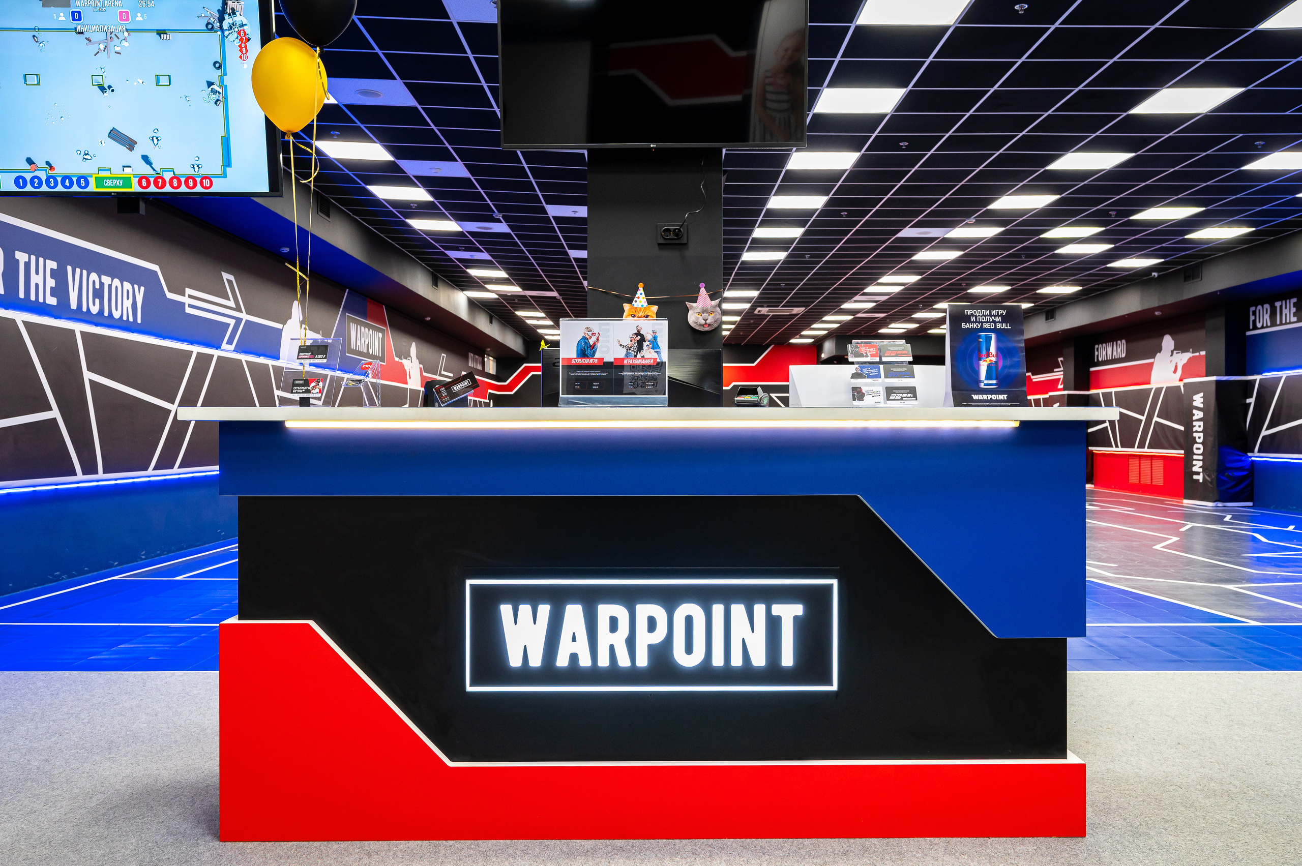 Клуб виртуальной реальности WARPOINT. Интерьерный фотограф. Фото- видеосъемка недвижимости Санкт-Петербург