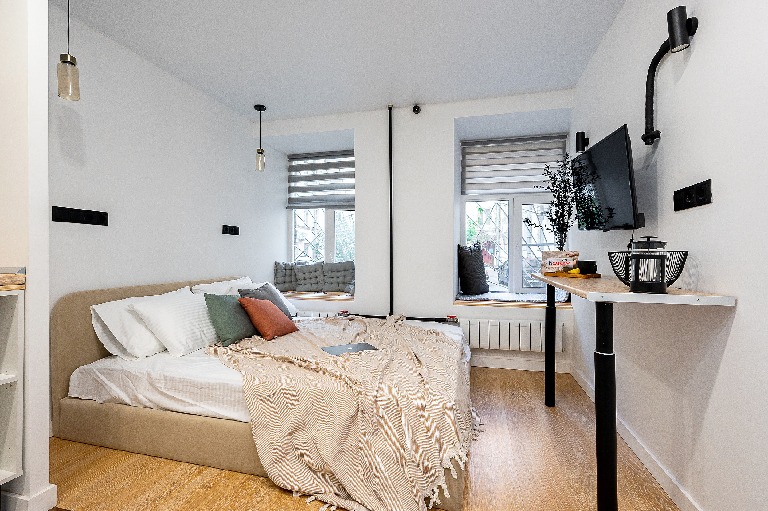 Миниотель на Декабристов. Интерьерный фотограф. Фото- видеосъемка недвижимости Санкт-Петербург