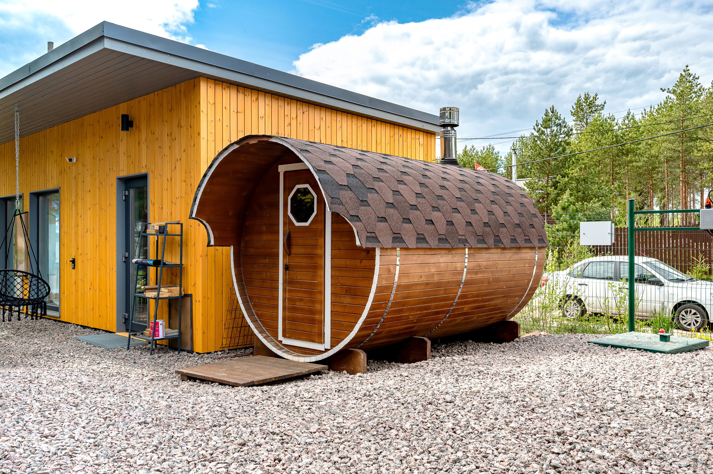 Экстерьер дома в Курортном районе. Интерьерный фотограф. Фото- видеосъемка недвижимости Санкт-Петербург