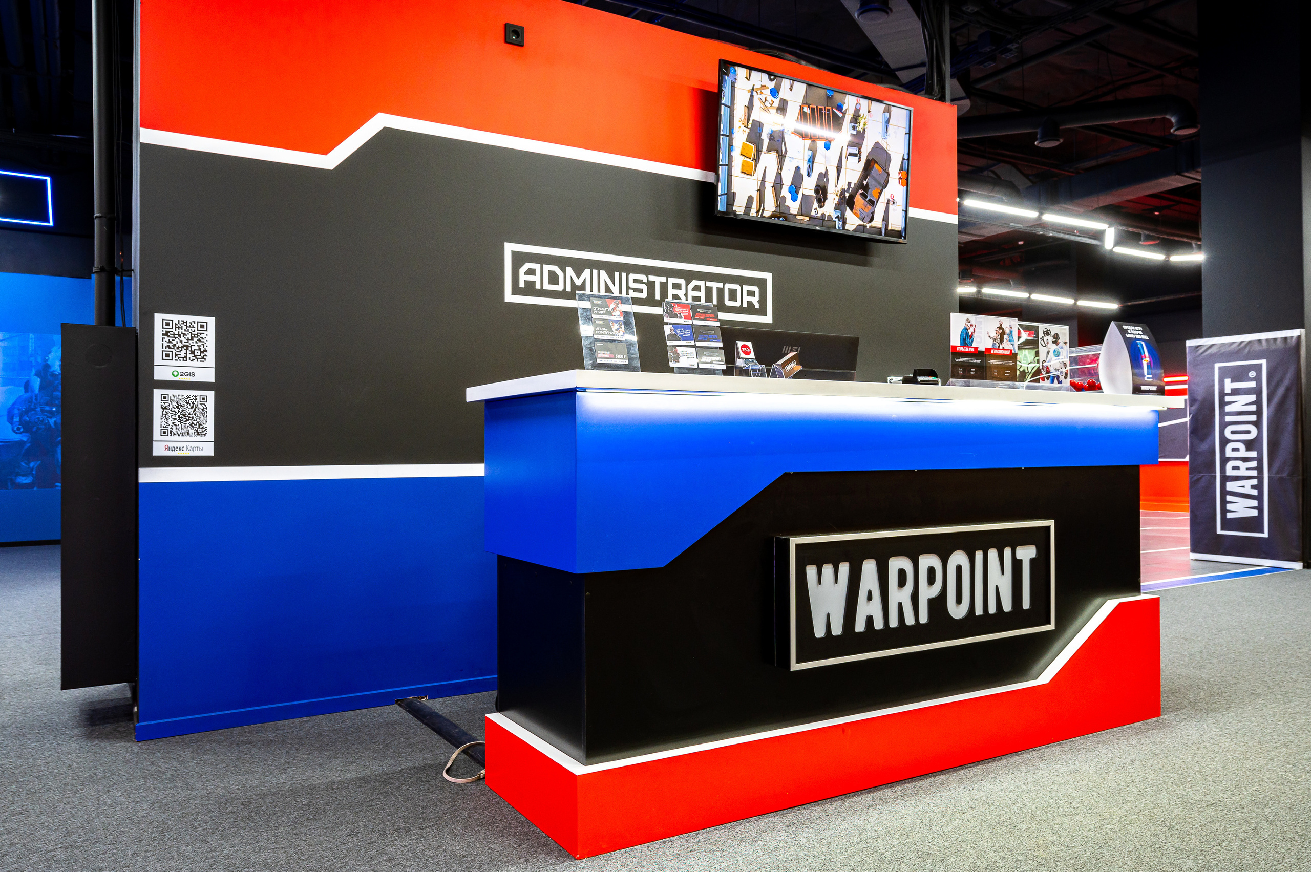 Клуб виртуальной реальности WARPOINT. Интерьерный фотограф. Фото- видеосъемка недвижимости Санкт-Петербург