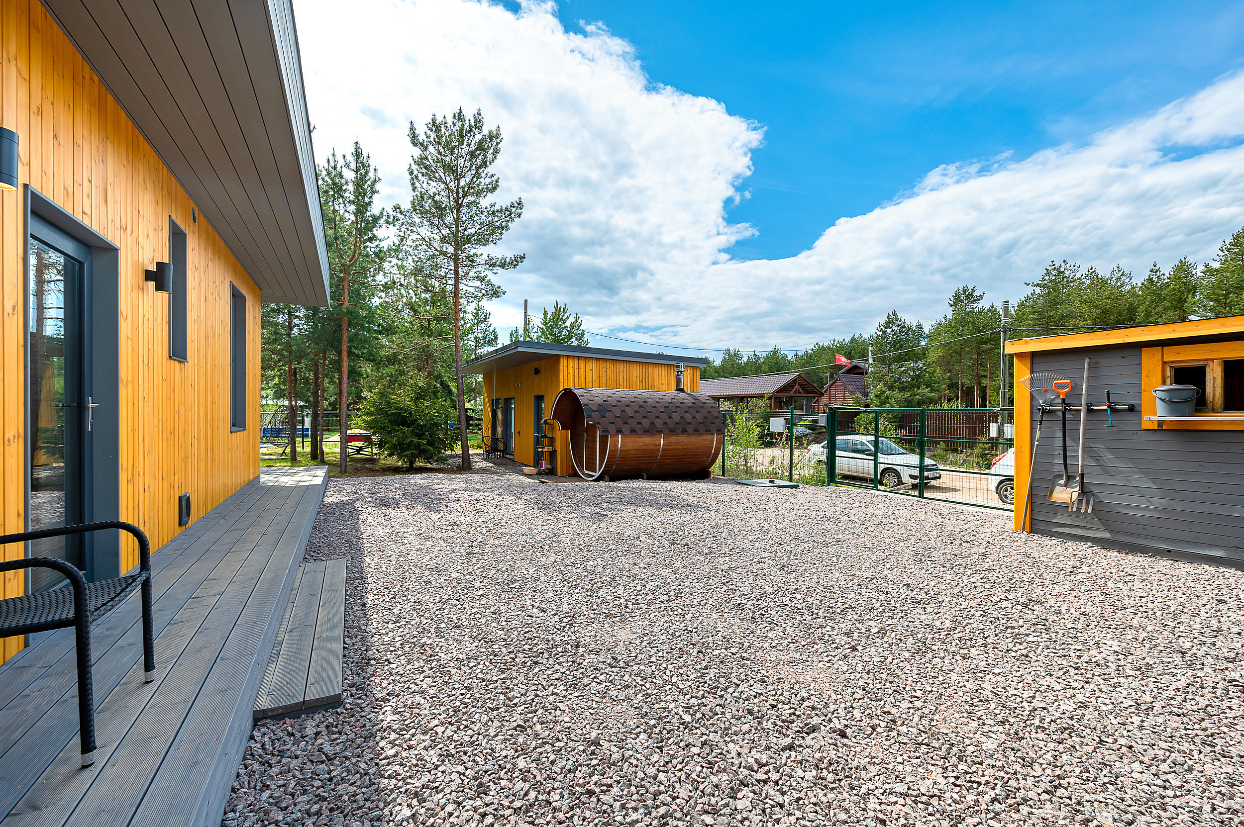 Экстерьер дома в Курортном районе. Интерьерный фотограф. Фото- видеосъемка недвижимости Санкт-Петербург