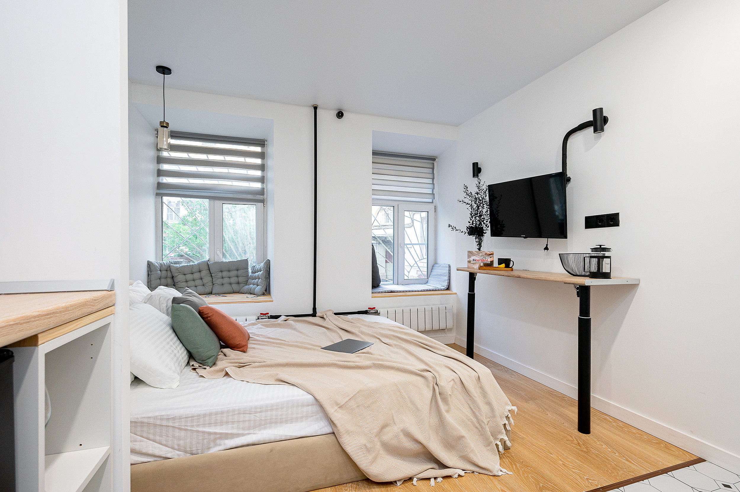 Миниотель на Декабристов. Интерьерный фотограф. Фото- видеосъемка недвижимости Санкт-Петербург