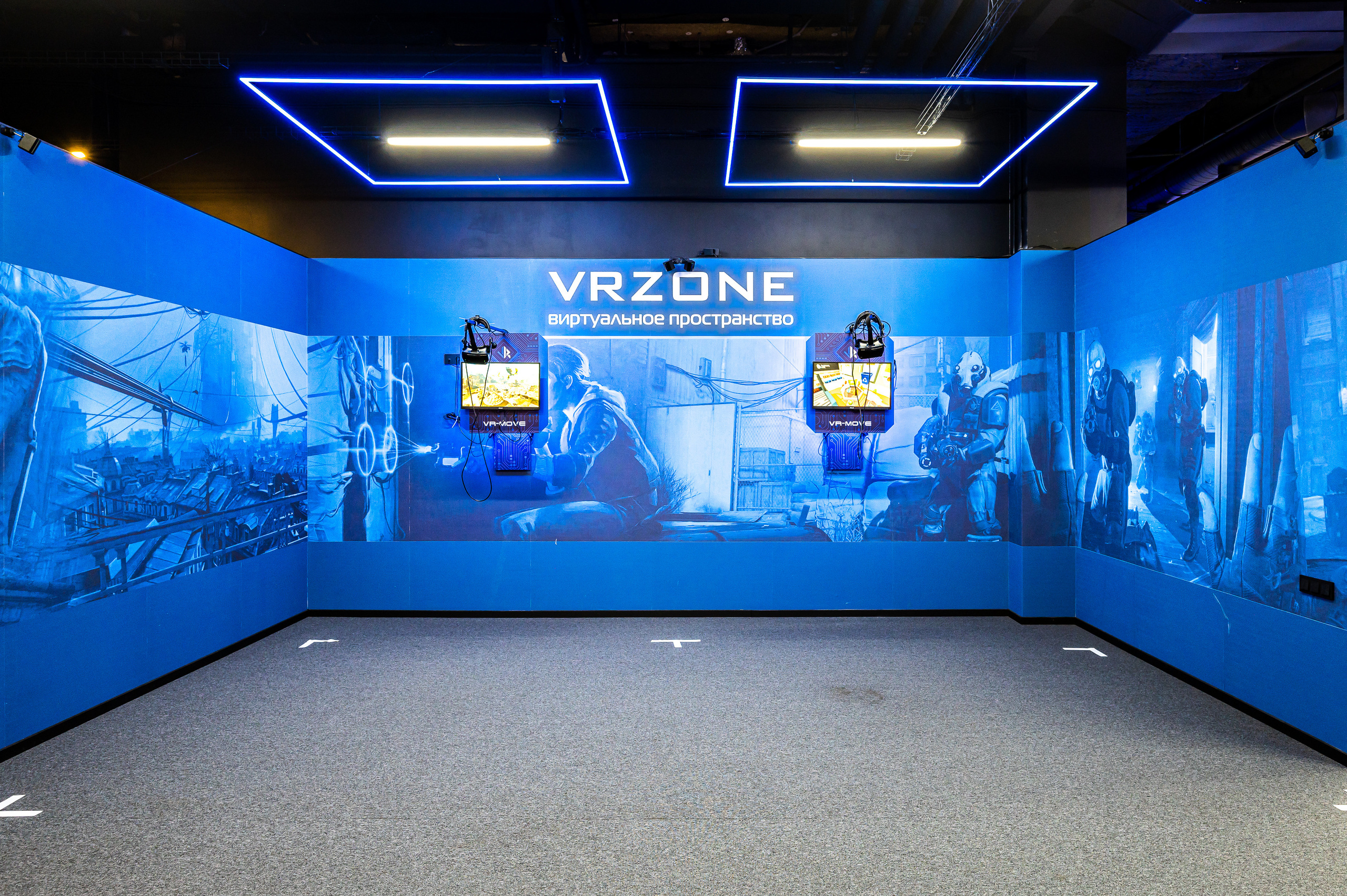 Клуб виртуальной реальности WARPOINT. Интерьерный фотограф. Фото- видеосъемка недвижимости Санкт-Петербург