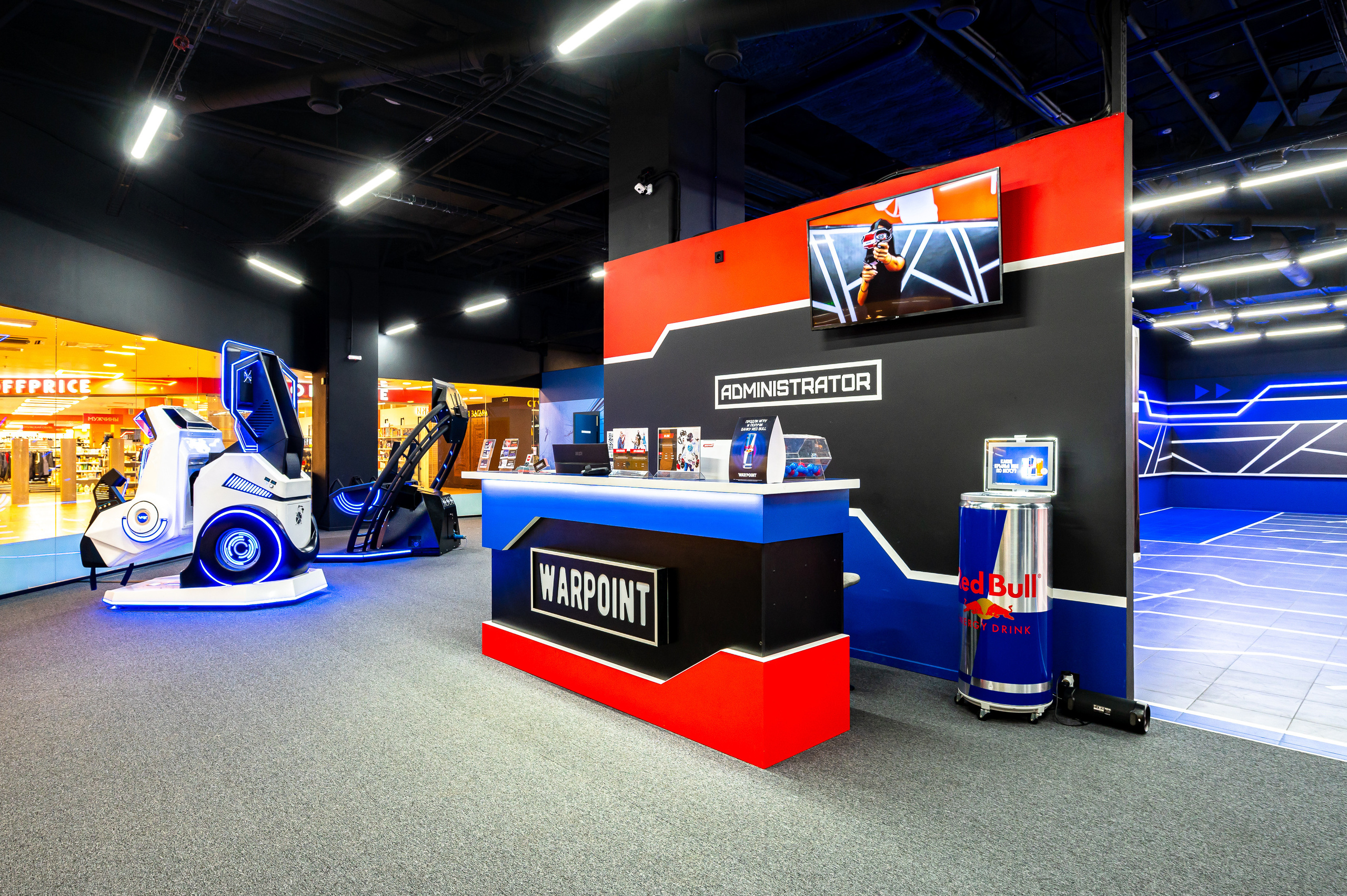 Клуб виртуальной реальности WARPOINT. Интерьерный фотограф. Фото- видеосъемка недвижимости Санкт-Петербург