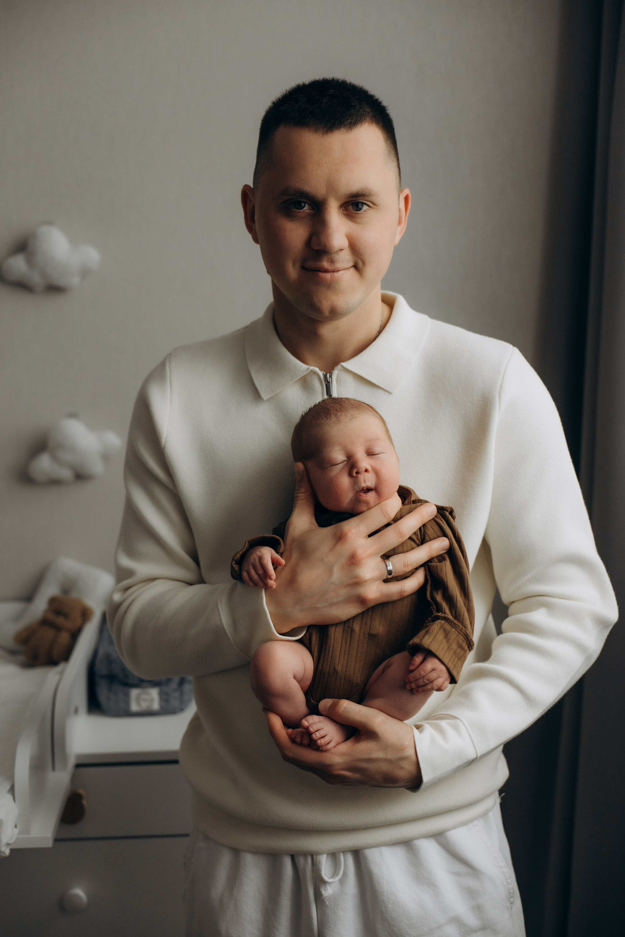 Домашняя фотосессия новорожденного. Семейный фотограф Москва Юлиана Фетисова