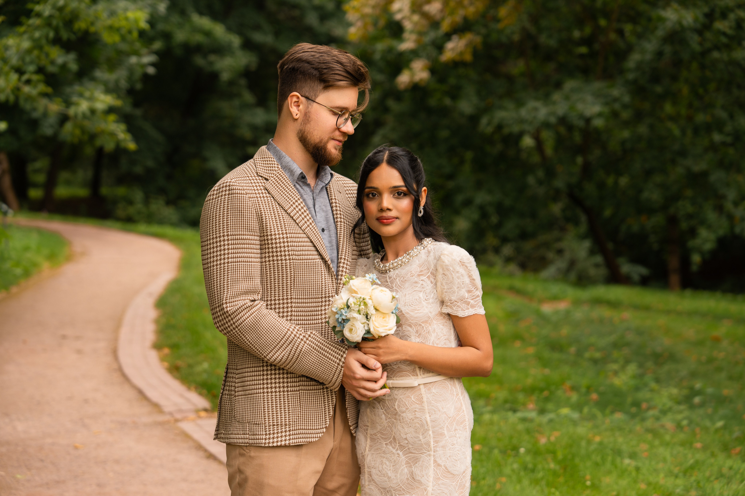 Максим и Харша, Царицыно. Свадебный фотограф в Москве Анна Полушина
