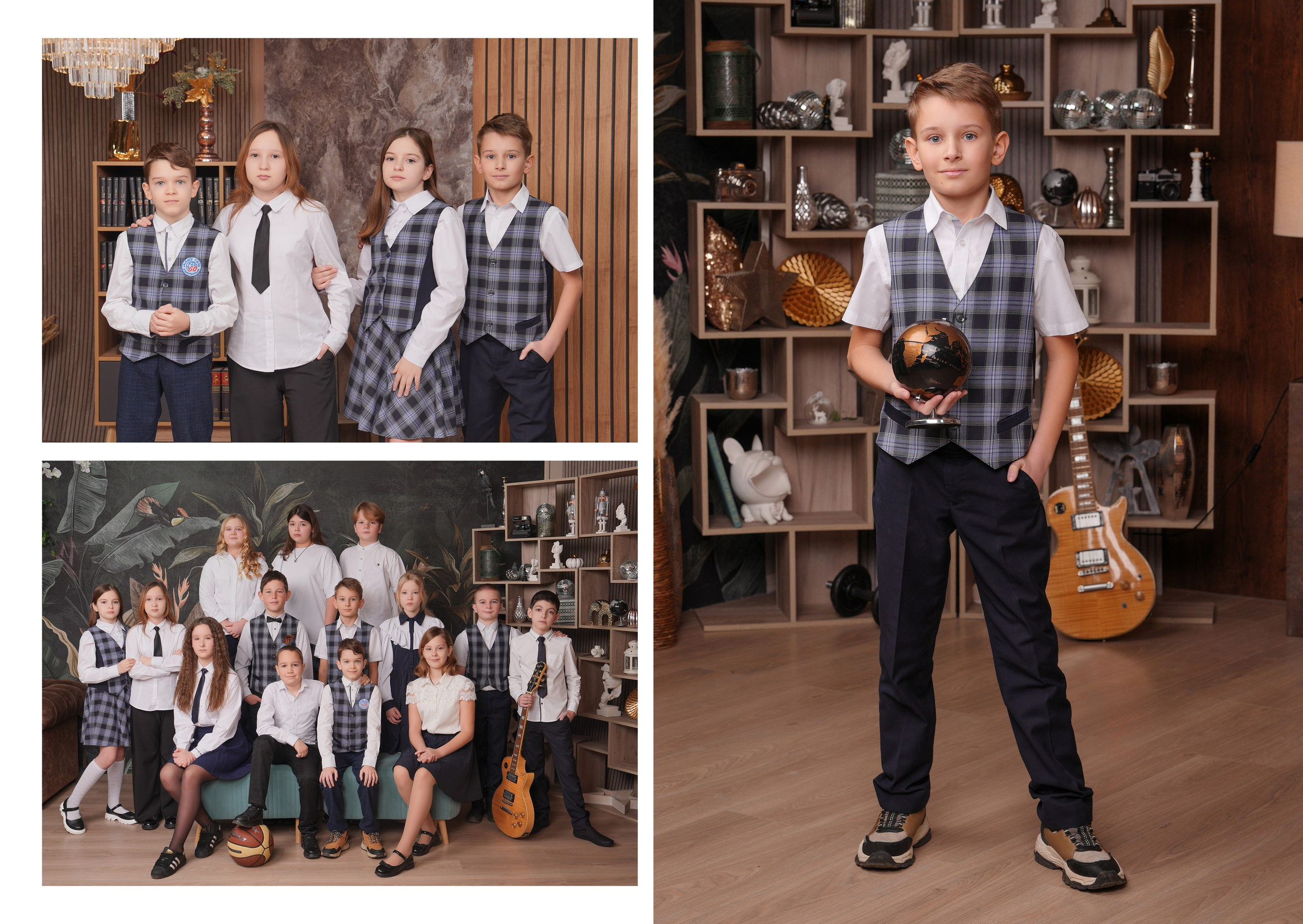 ШКОЛА 50 — 4 «В» класс. Красивый выпускной альбом в Краснодаре