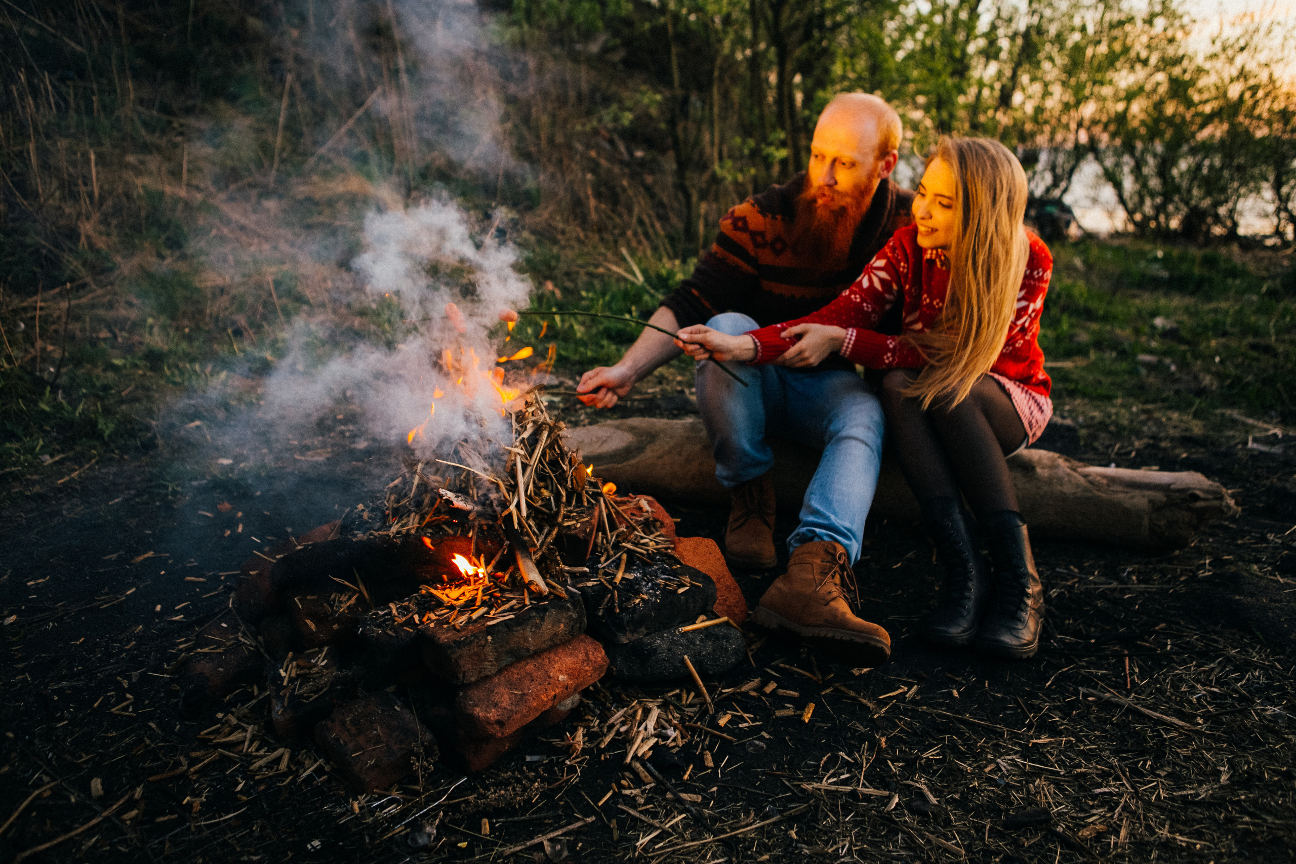 Лавстори перед свадьбой на краю Финского залива