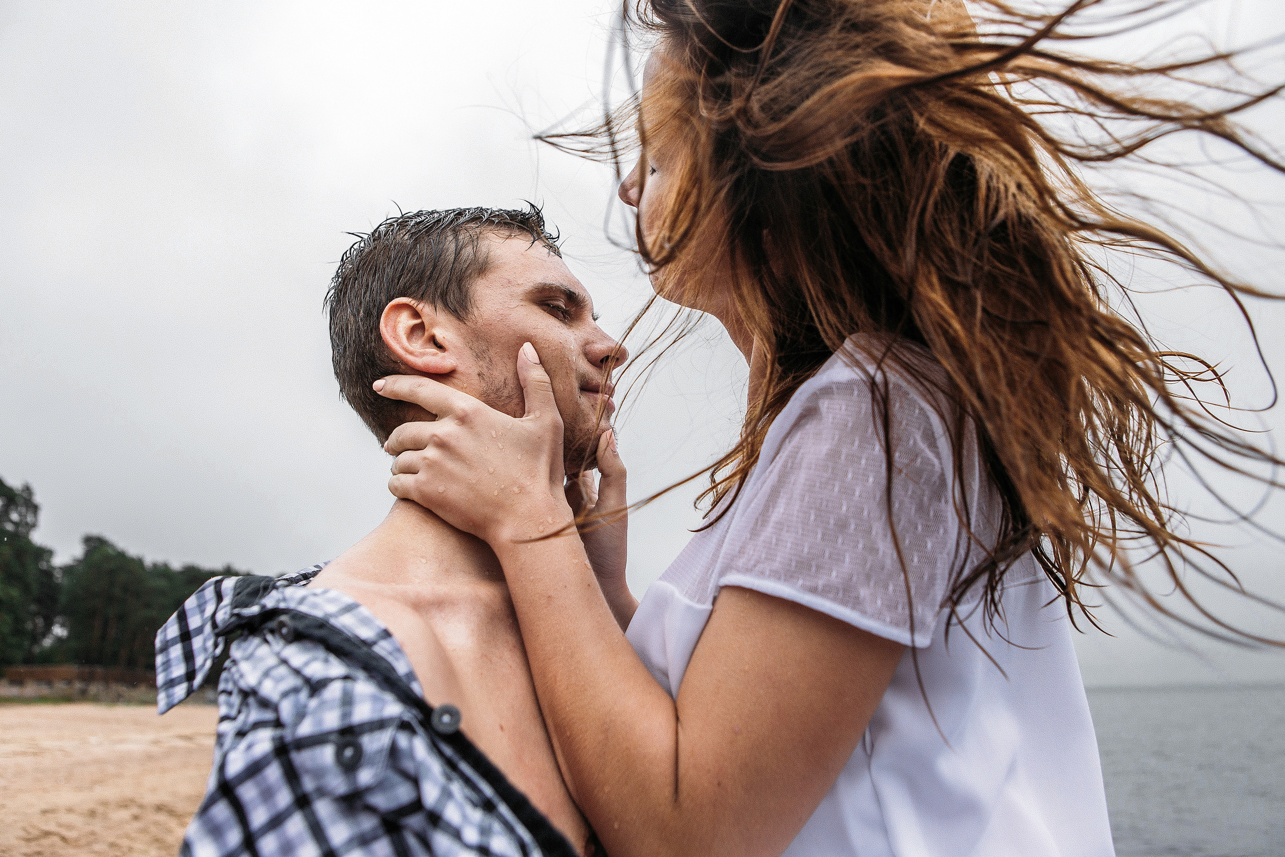 Лавстори на природе - удивительные кадры под дождём