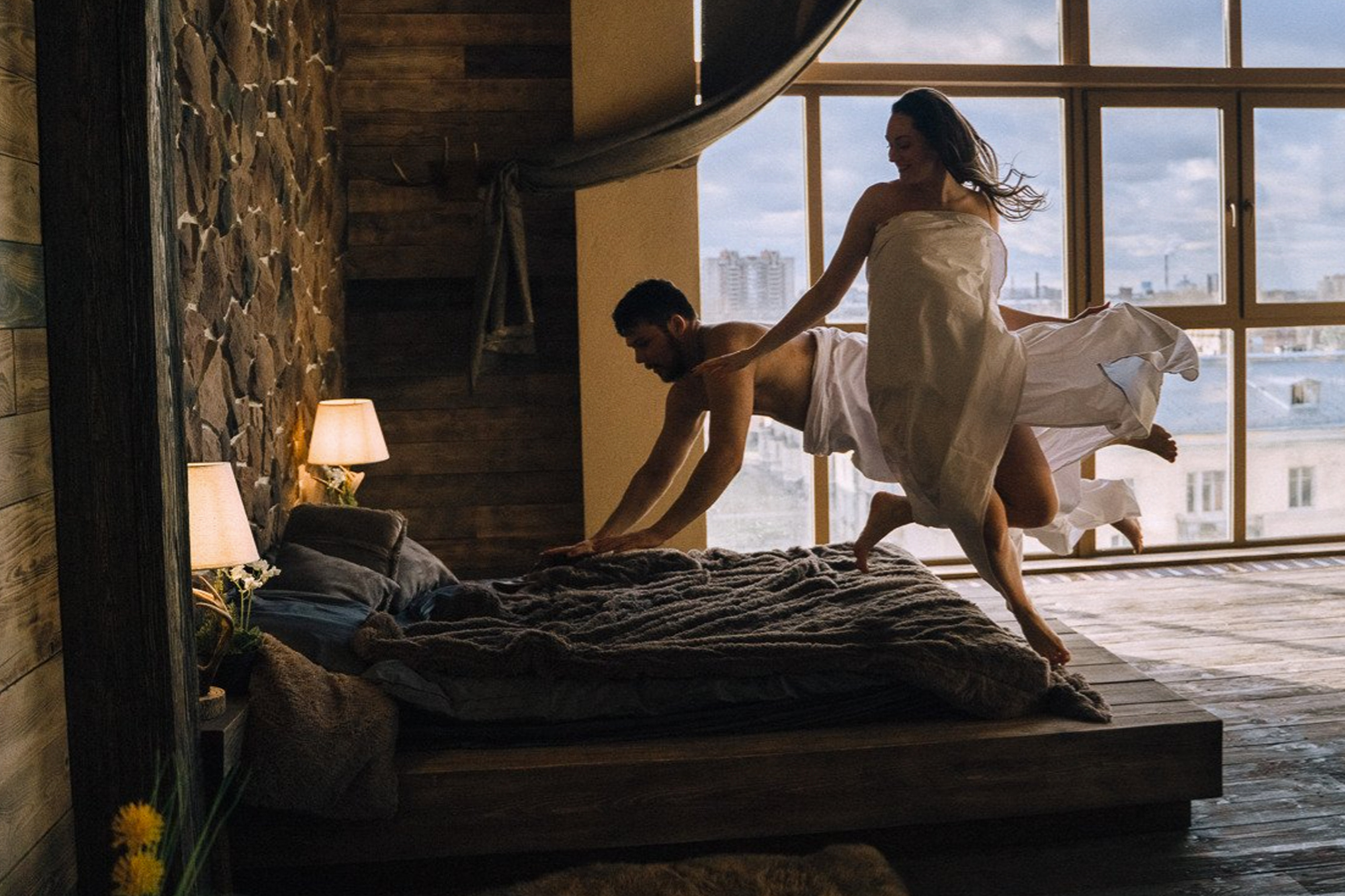 Лавстори в камерной фотостудии, только Вы и ваша любовь