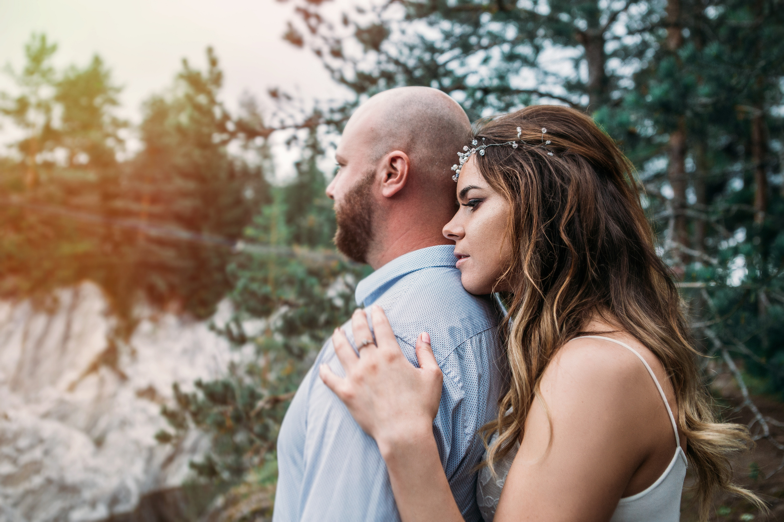 Кареллия - прекрасное место для лавстори фотосессии