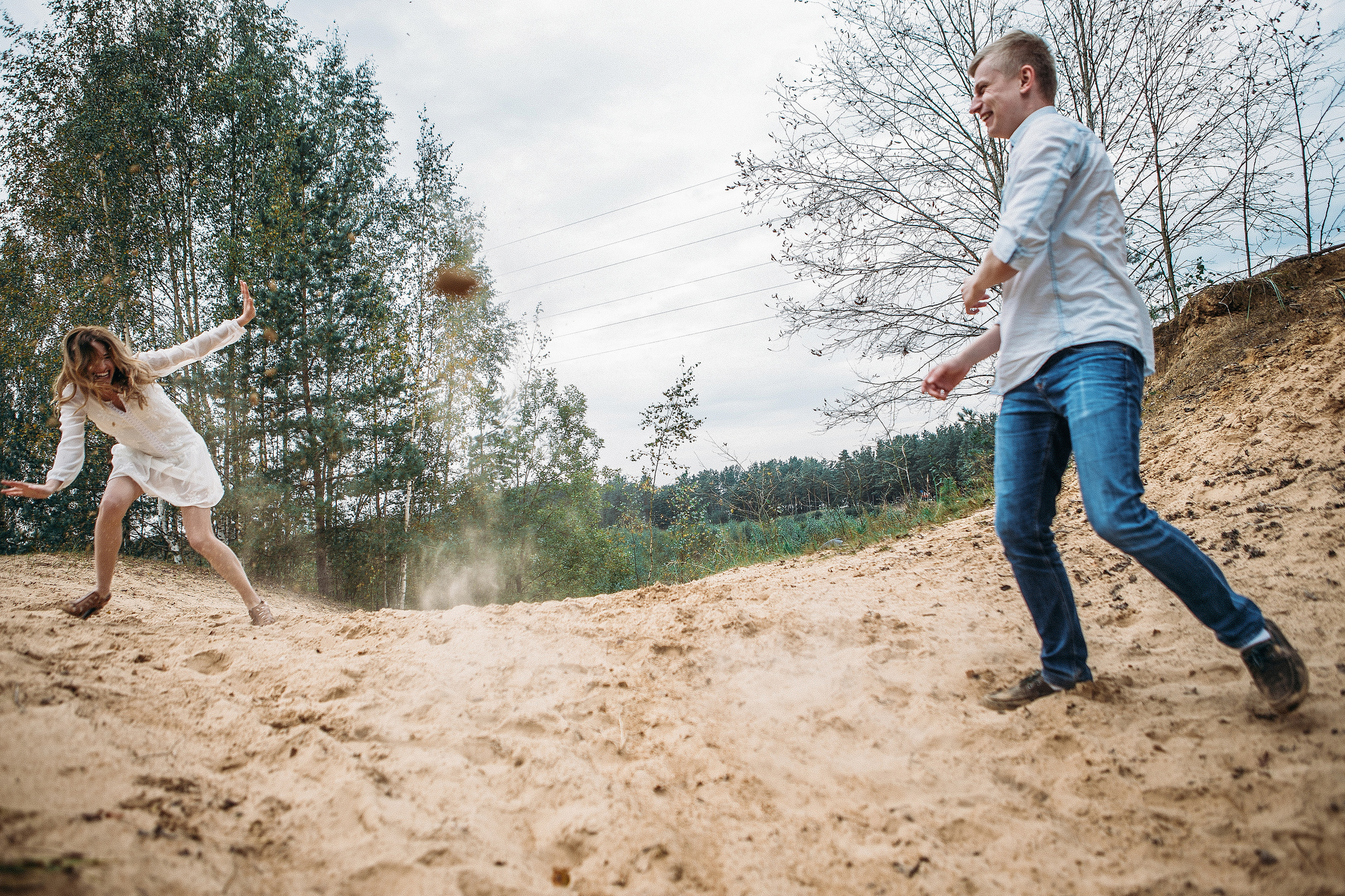Лавстори фотосессия на природе и в лесу