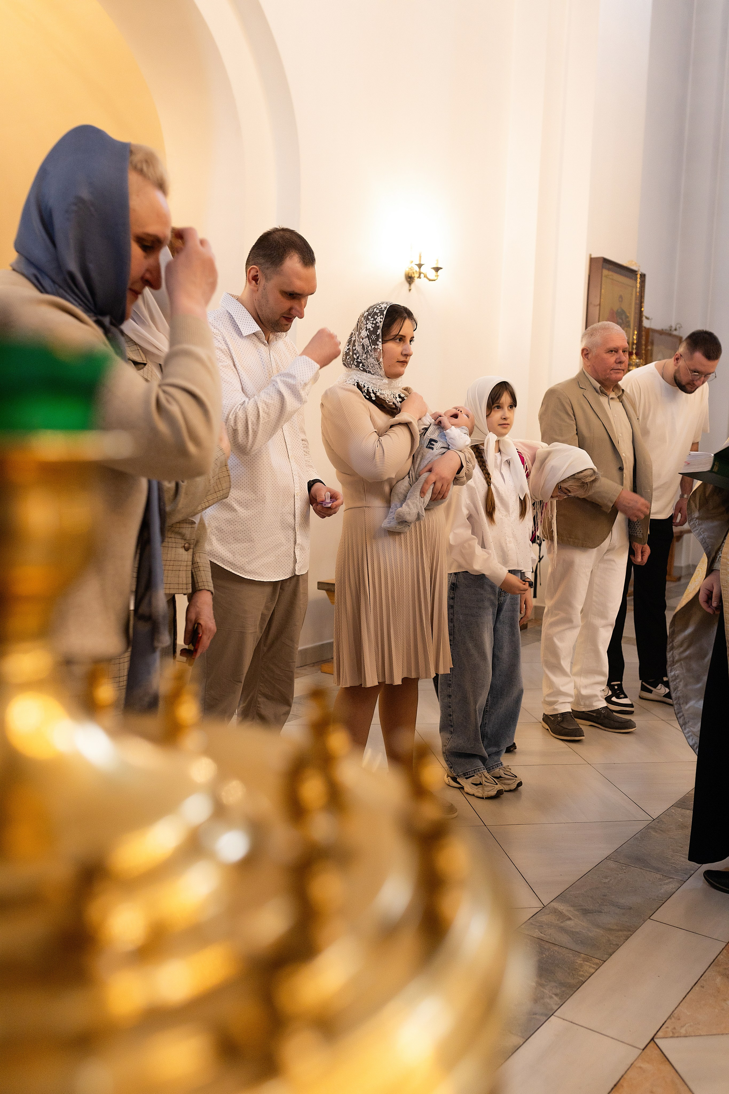Таинство крещения Алисы. Фотограф в Железнодорожном и Балашихе