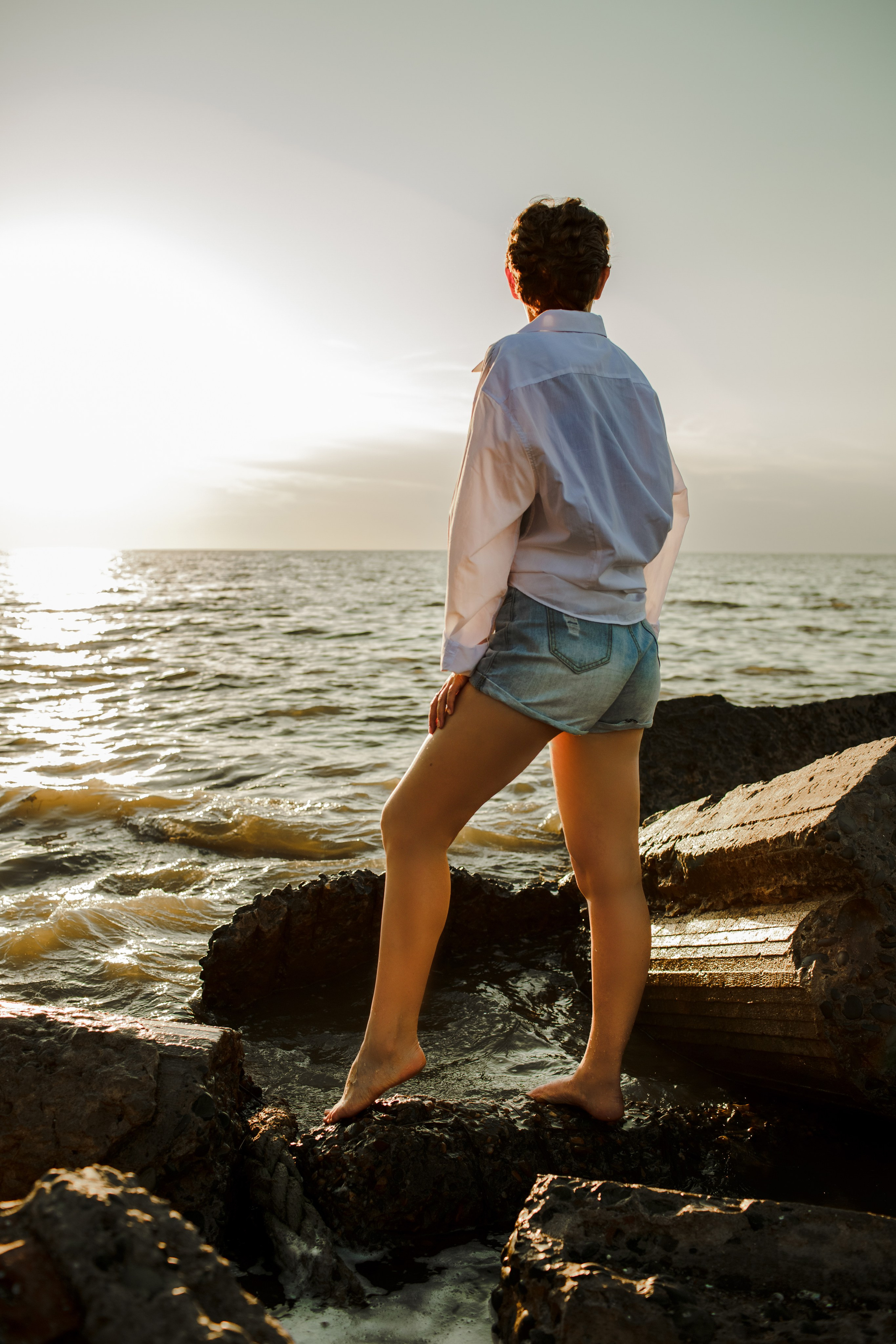 Портрет на море. Свадебный фотограф Кирилл Белый