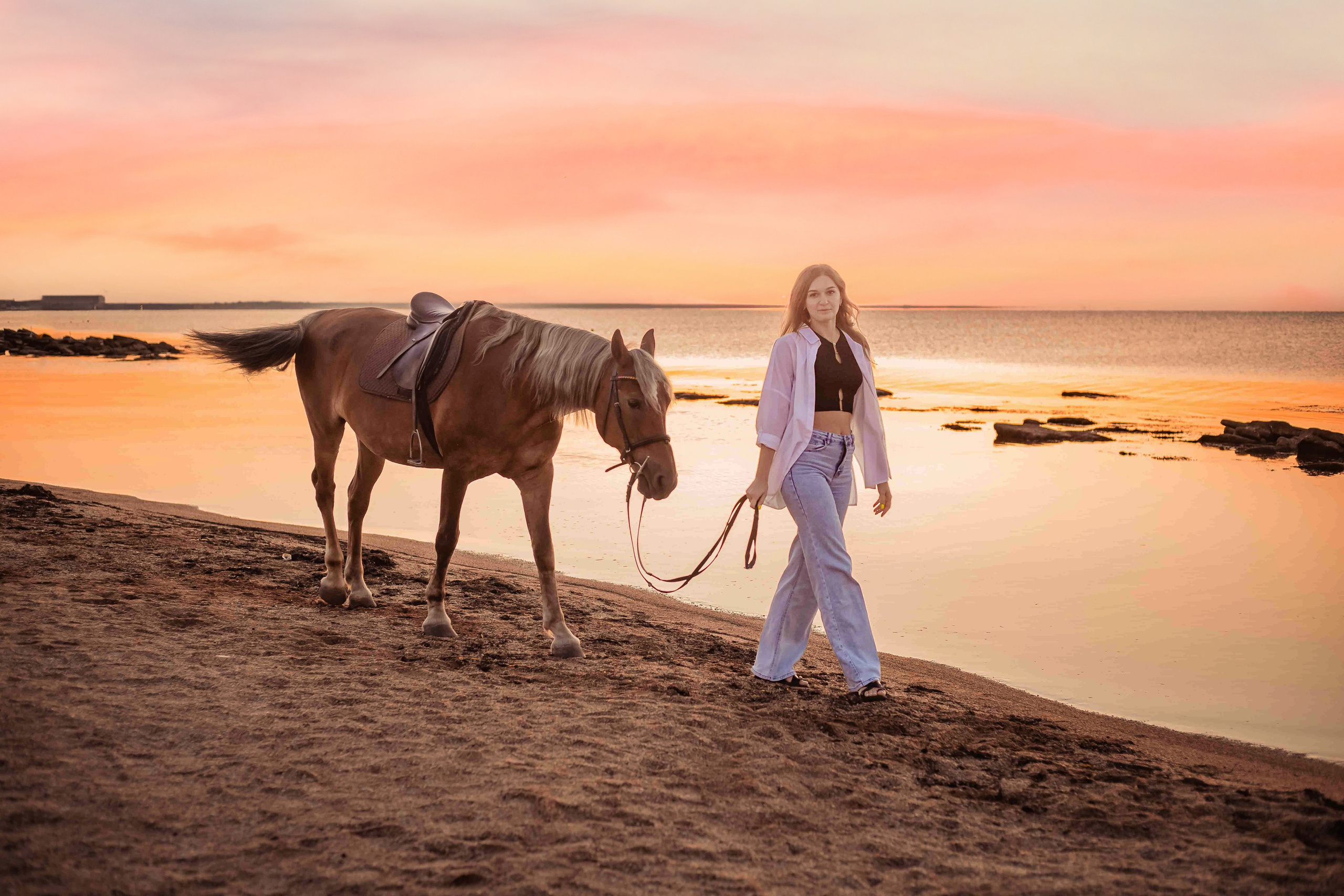 Фотосессия на море с лошадью. Фотограф в Феодосии Наталья Булгакова