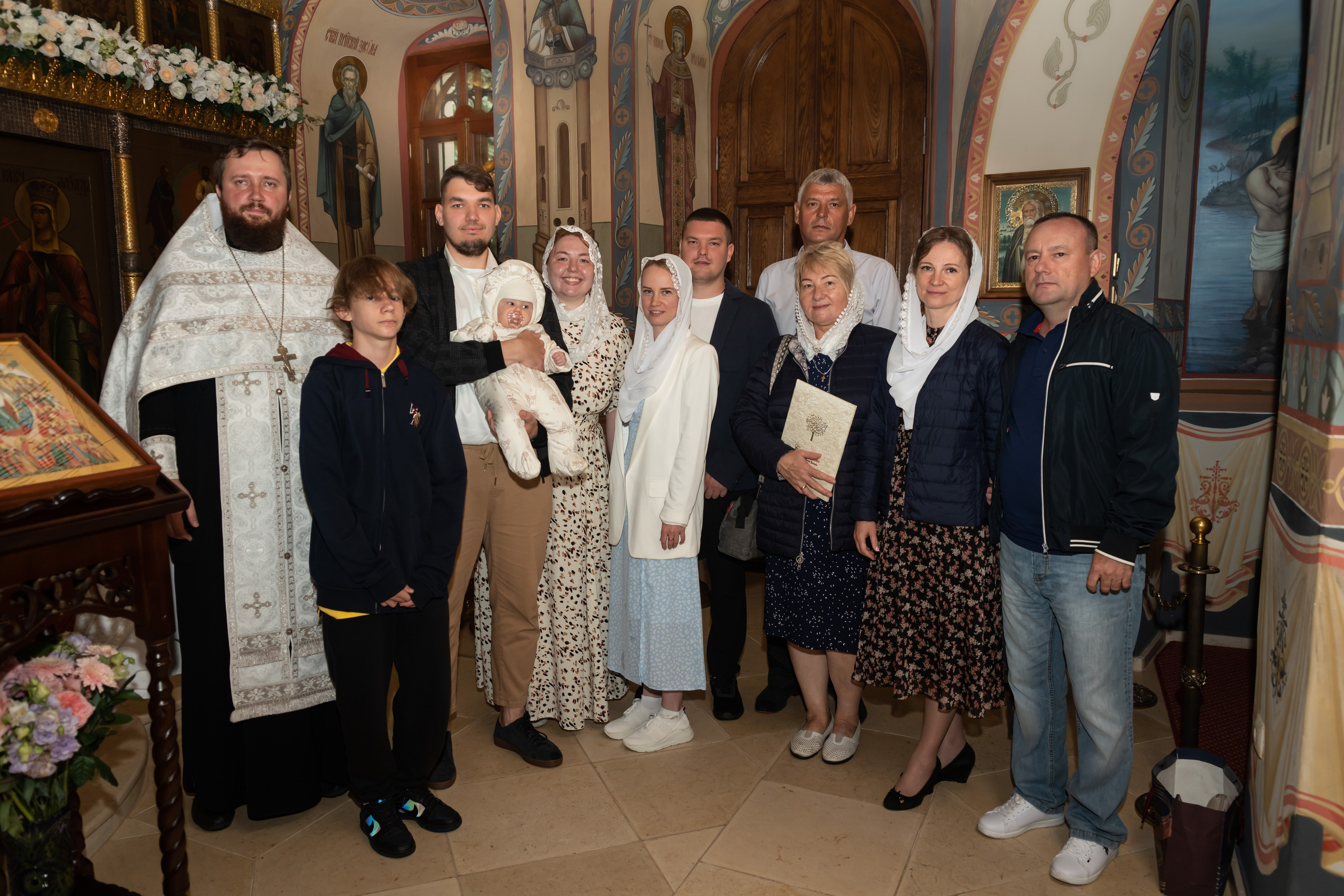 Крещение. Семейный и детский фотограф в Москве Евгения Миронова