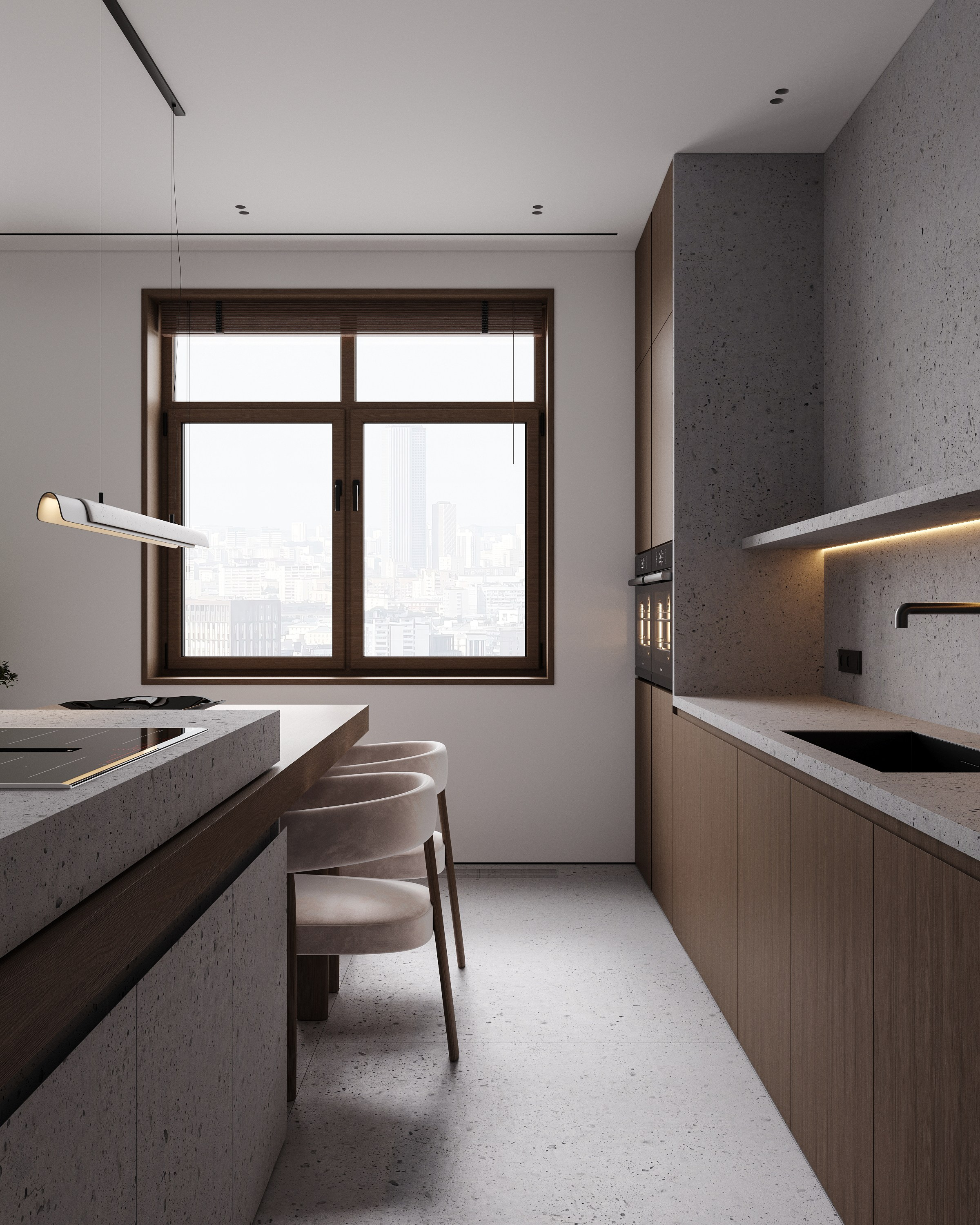 Living room. 3D визуализация интерьеров — Ирина