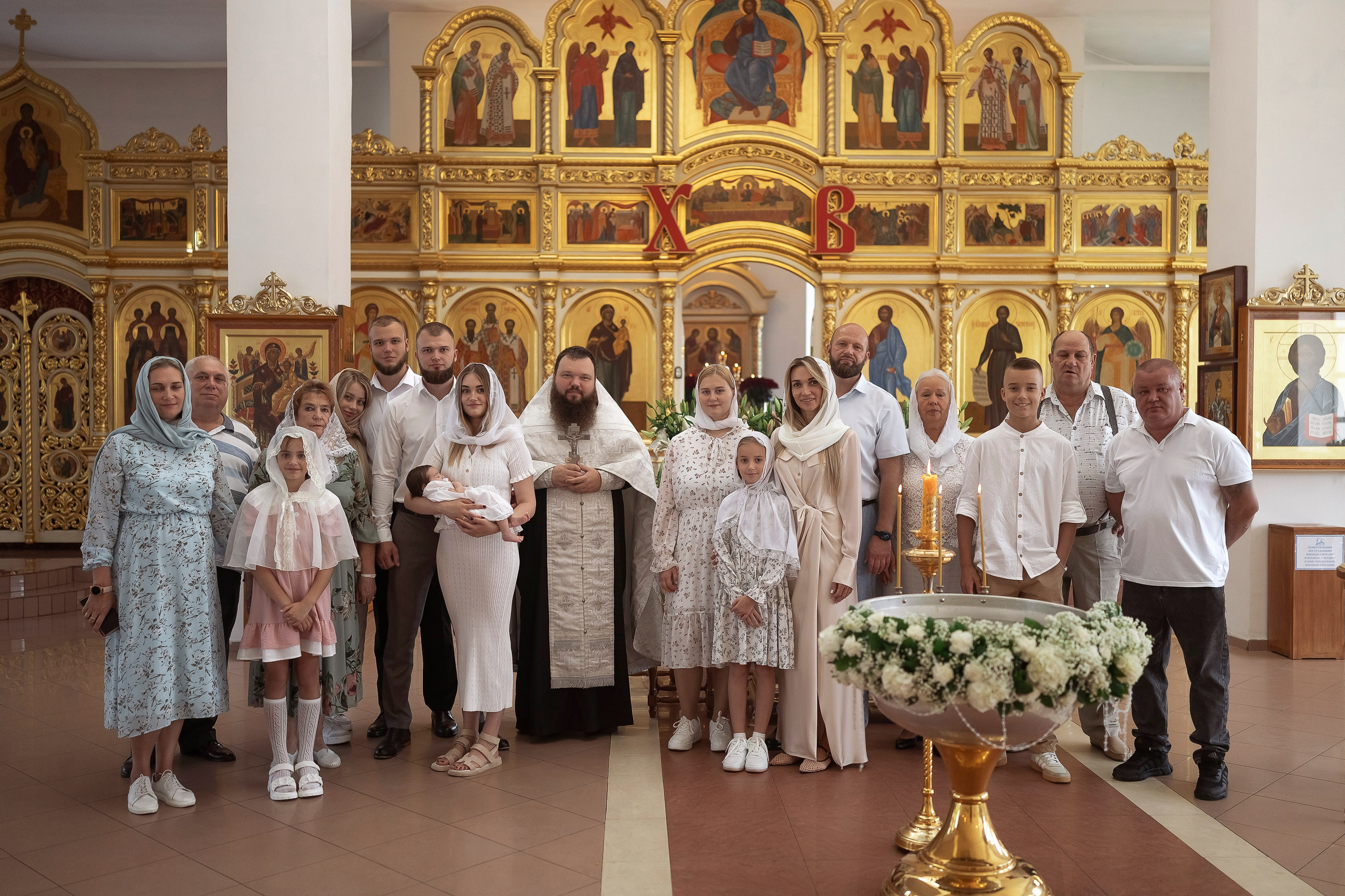 Крещение Варвары. Семейный и свадебный фотограф в Москве Леванова Александра