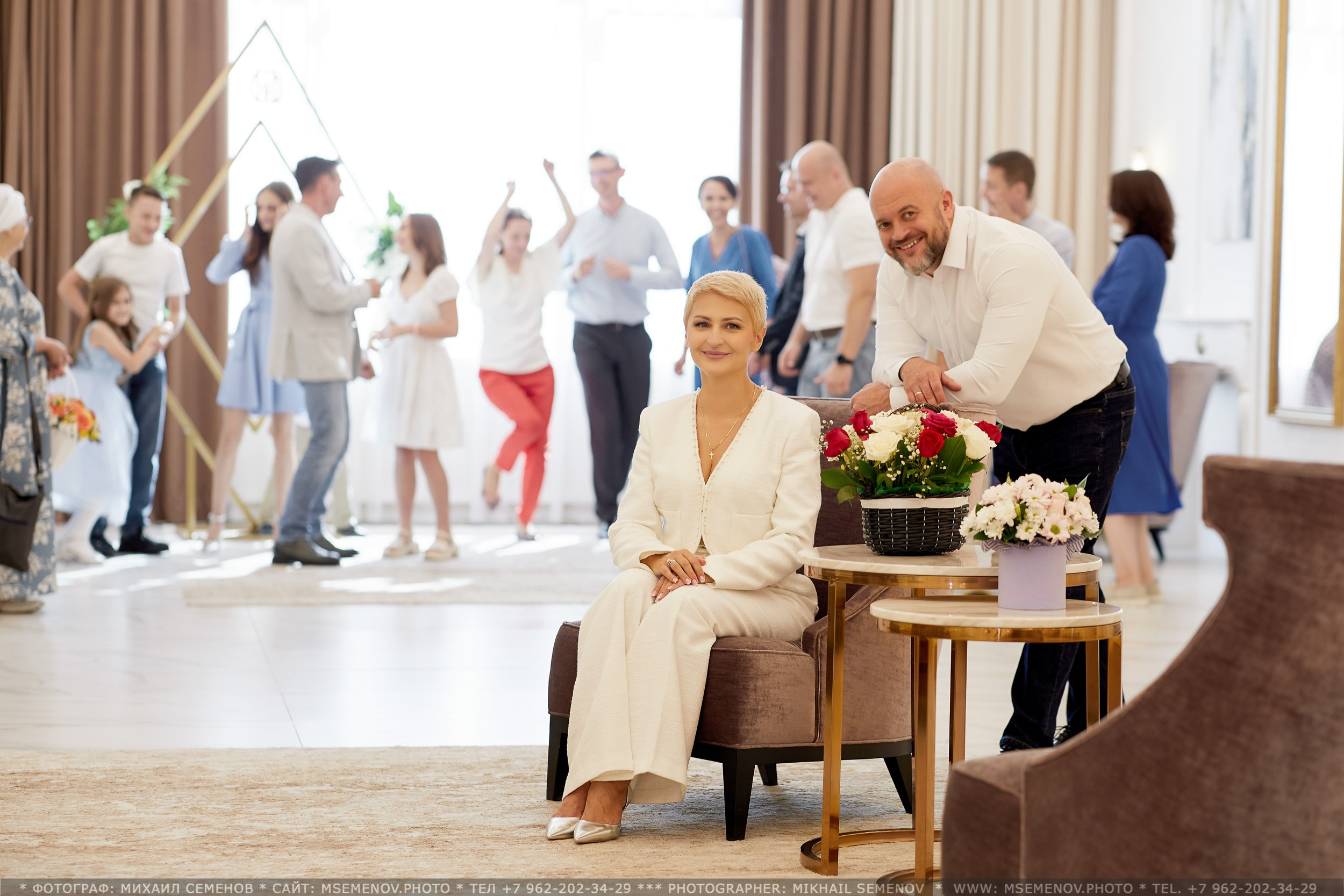 Юбилейная свадьба Григория и Дины!. Photographer for business Mikhail Semenov. Aqua photo studio, photo school