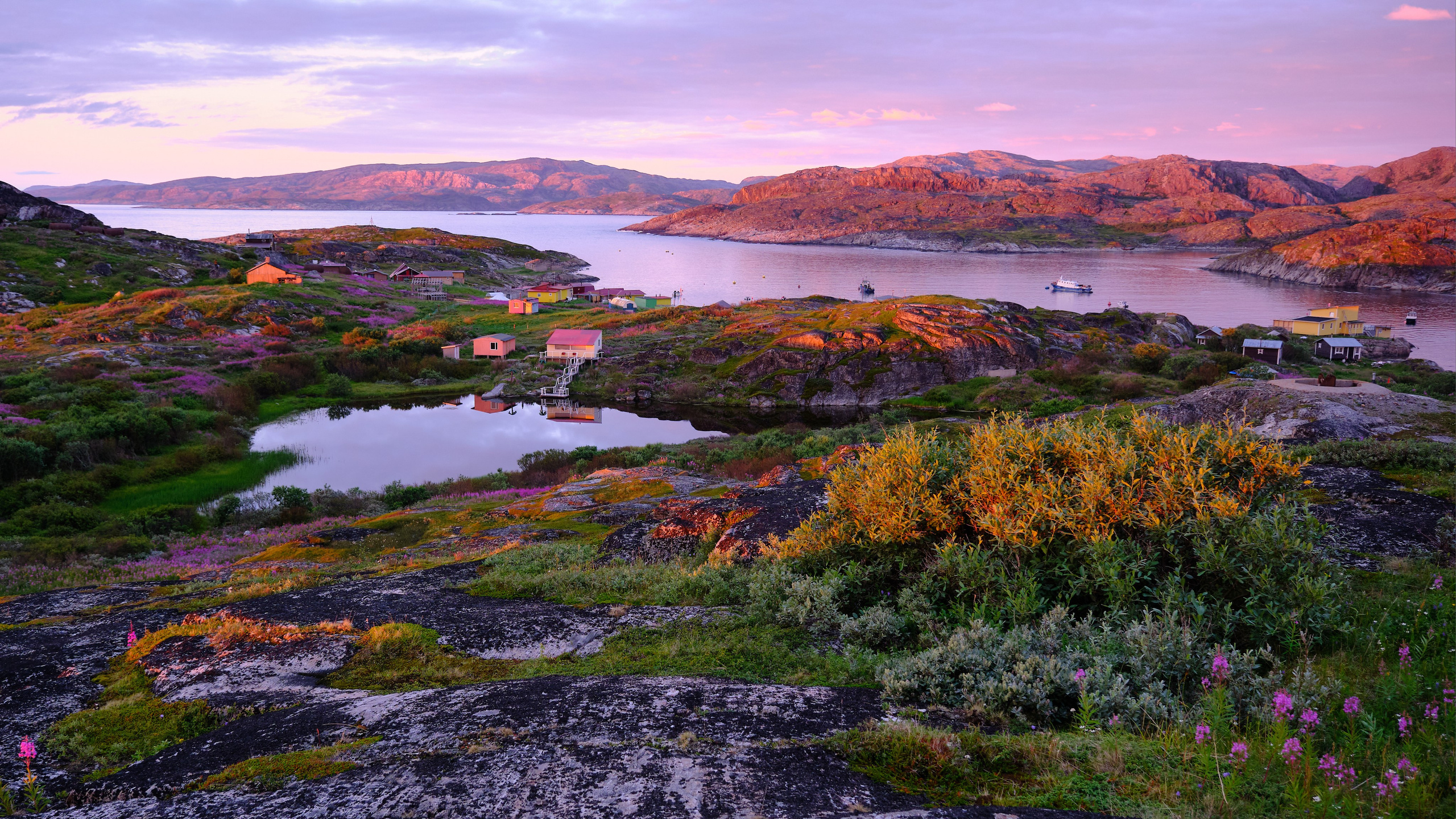 Полуостров Немецкий. Пейзажи Крайнего Севера. Баренцево море, Рыбачий, Средний, Немецкий