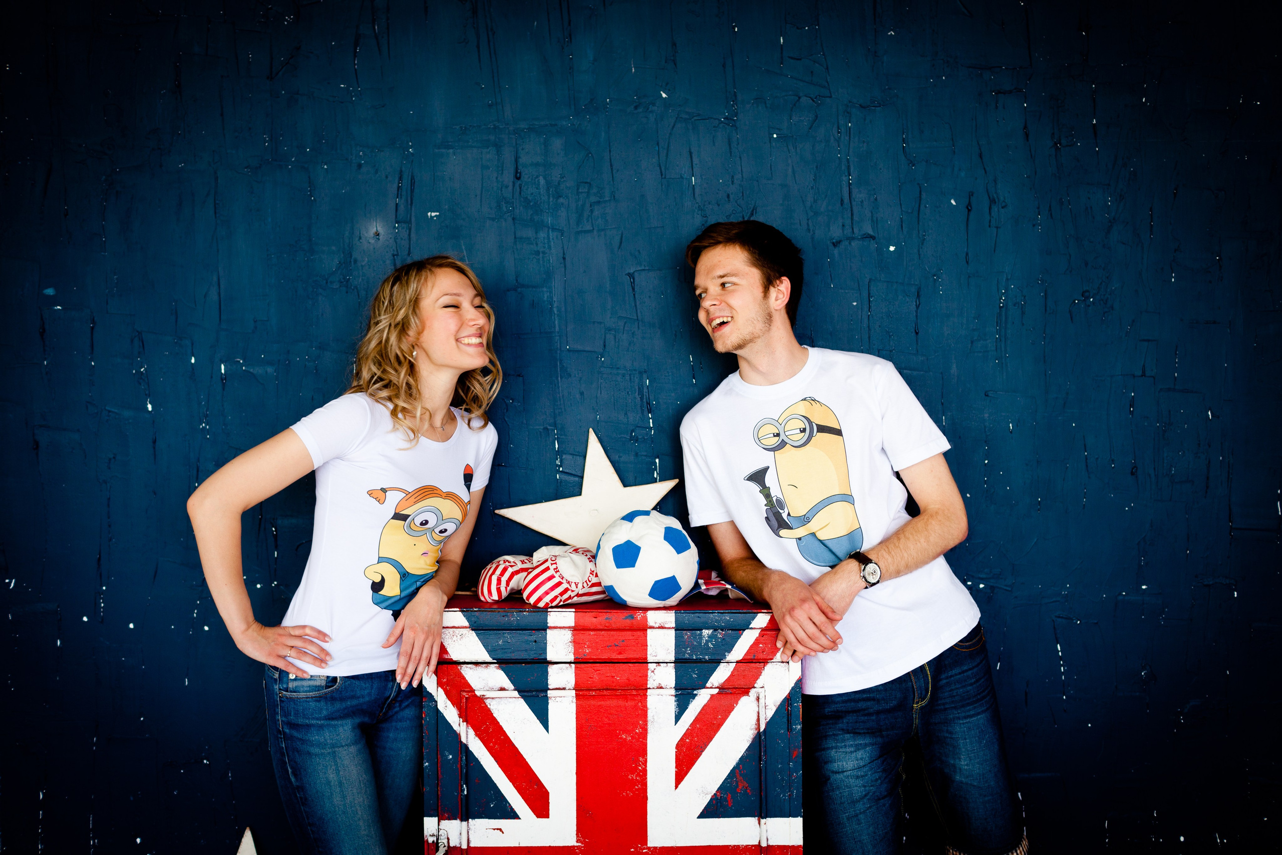 Фотосессия Димы и Сони в студии. Фотограф Денис Гавриленков в Москве