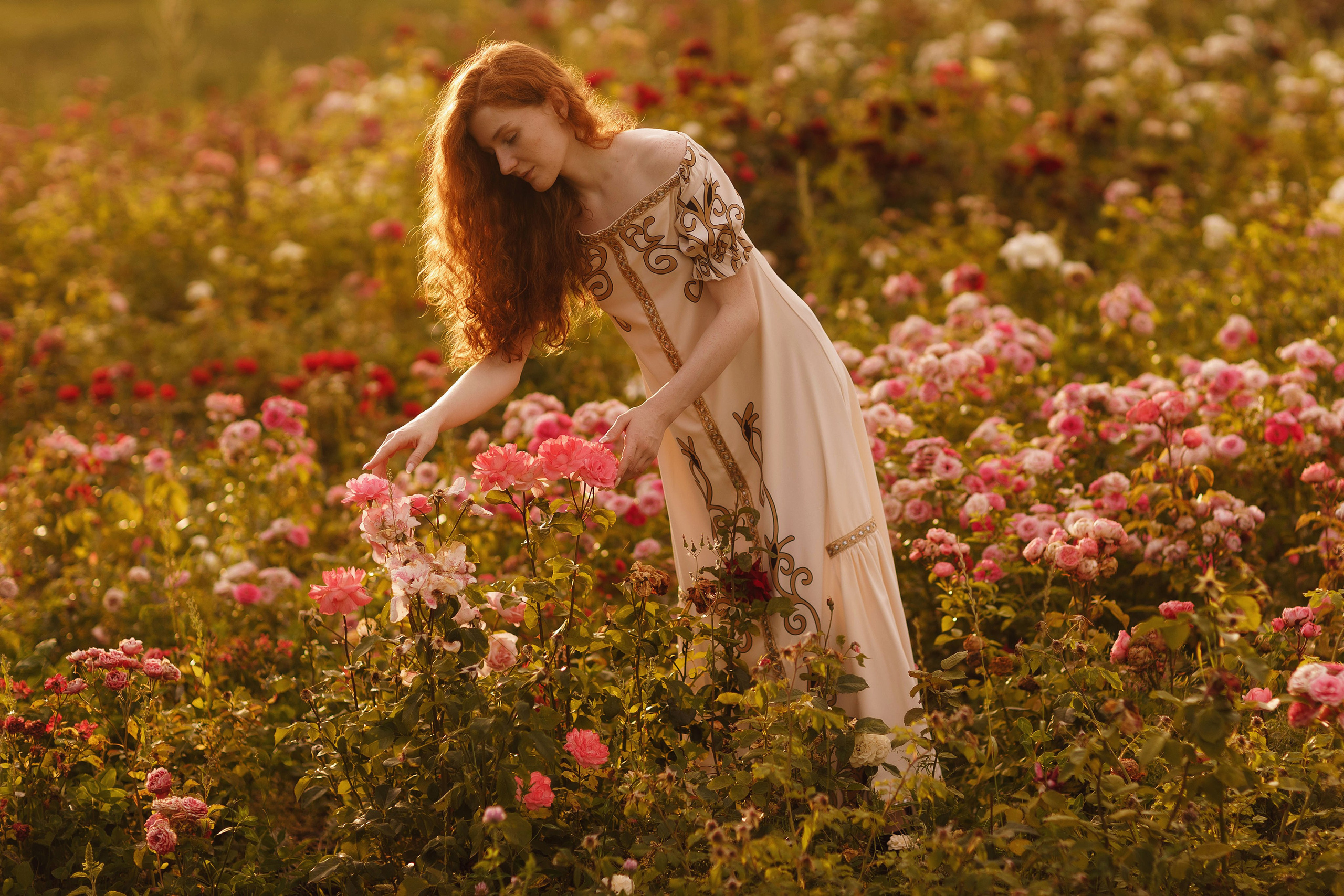 Фотосессия на заливе с Татой в платье от Ирины Павловой. Портретный и репортажный фотограф в Чебоксарах Андриян Чаркин