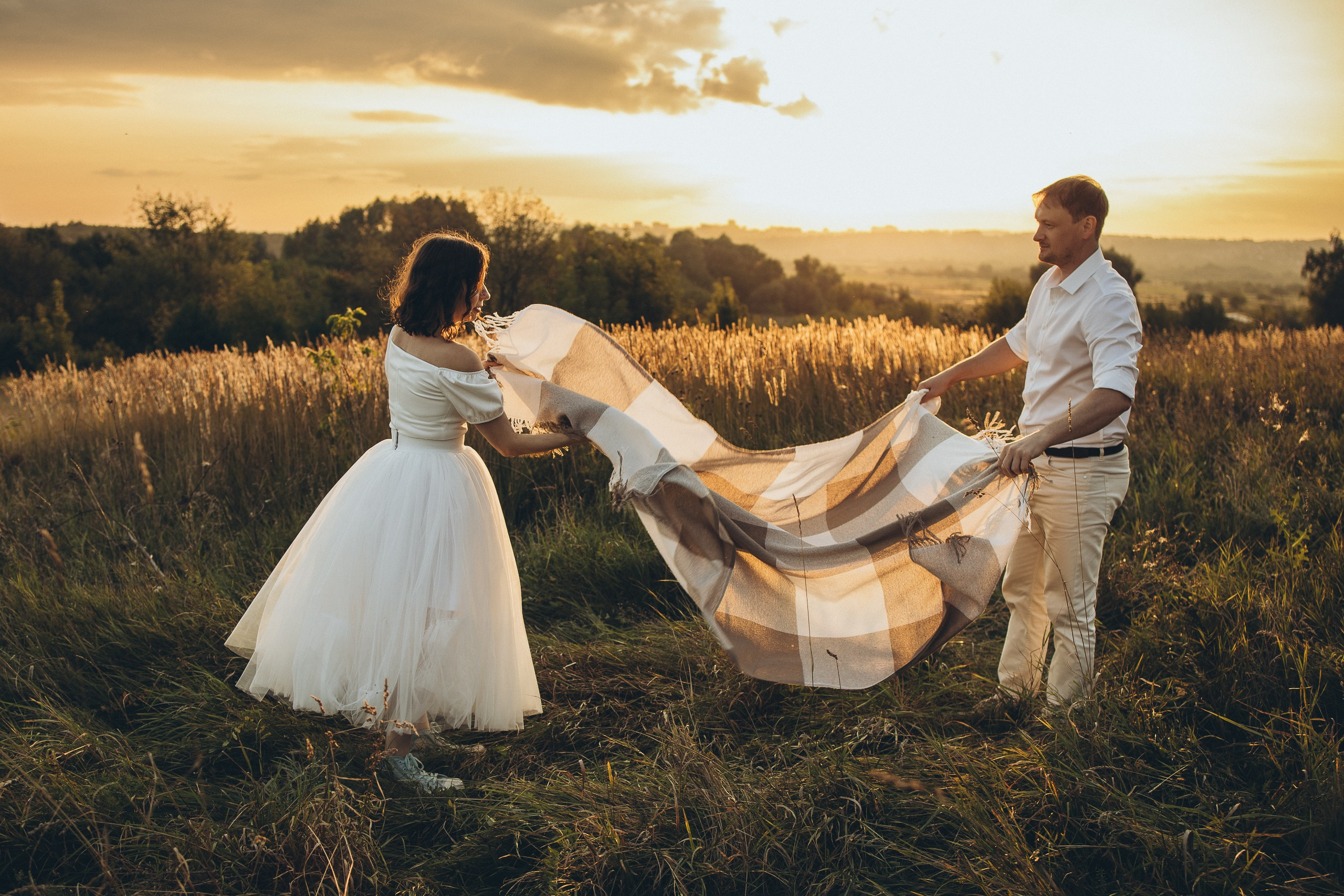 Свадебная love-story на закате
