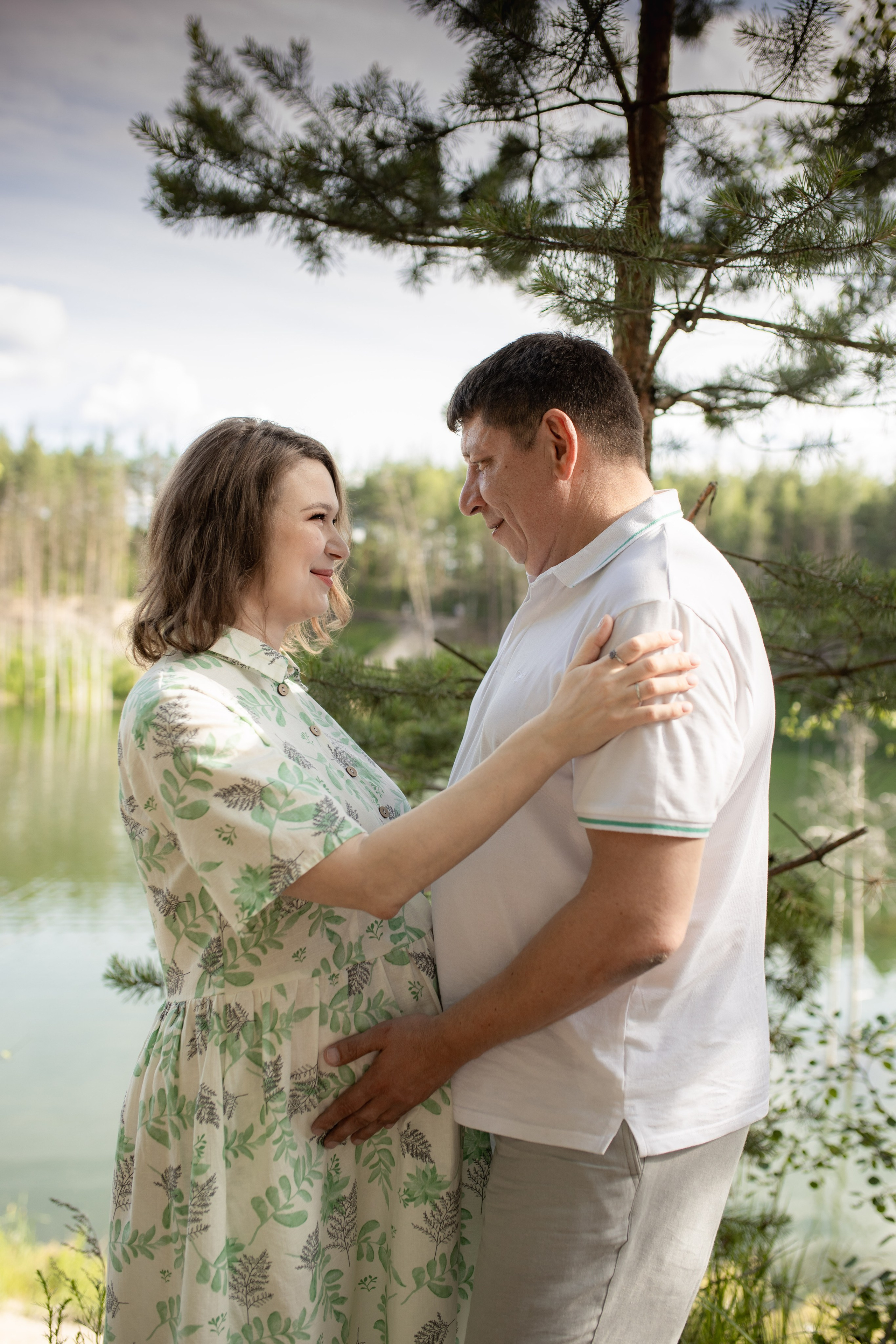 Фотосессия беременности на карьере. Фотограф в Железнодорожном и Балашихе