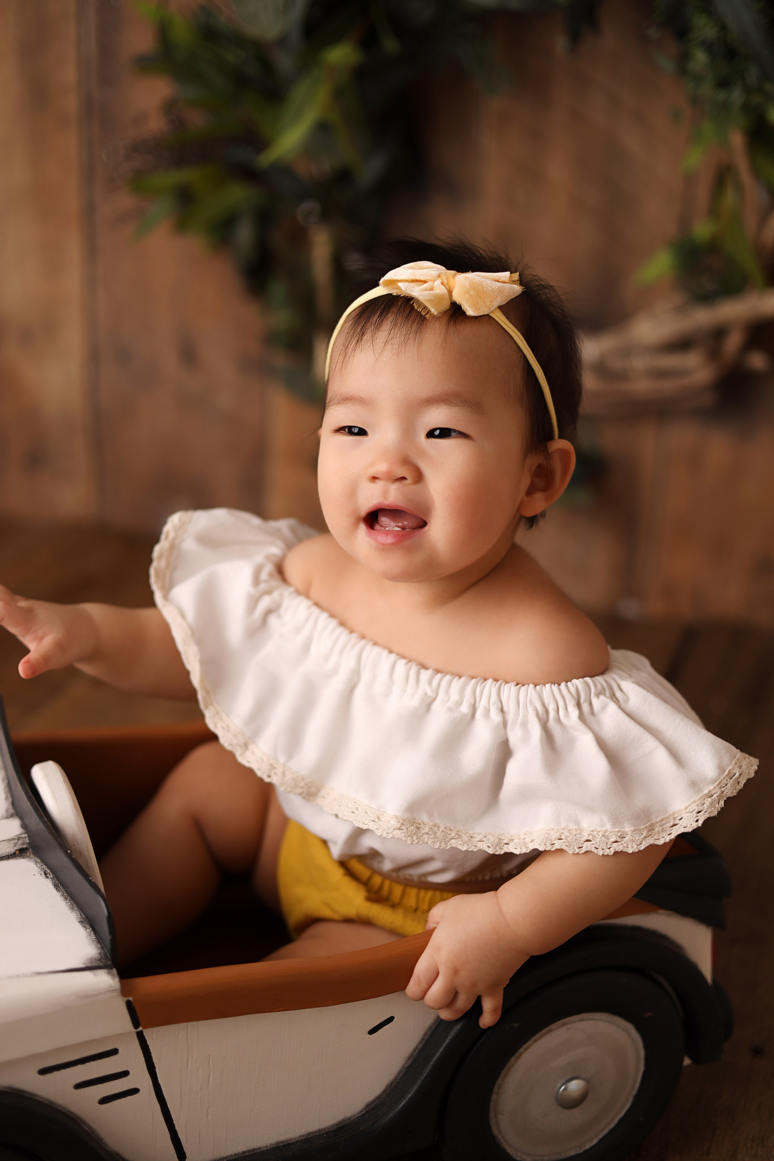 Фотосъемка одного годика Валерии. Фотограф новорожденных Москва. Ньюборн фотограф Москва