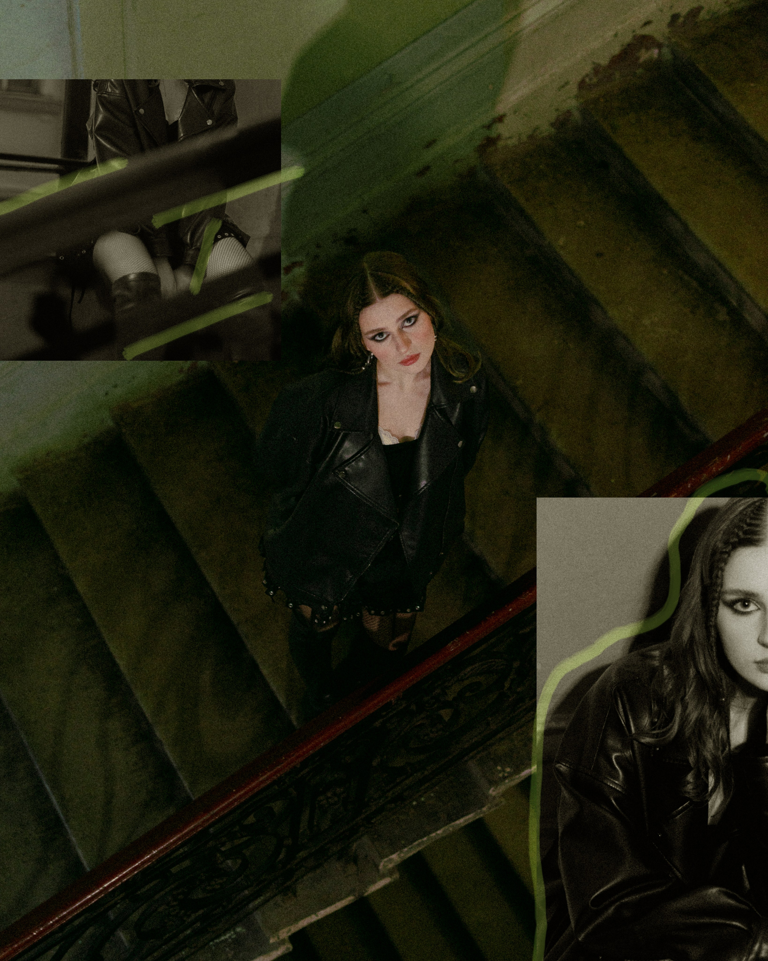 Photoshoot with collages and lyrics from grappa Kino in paradnaya. Katya Che | Photographer | Beograd