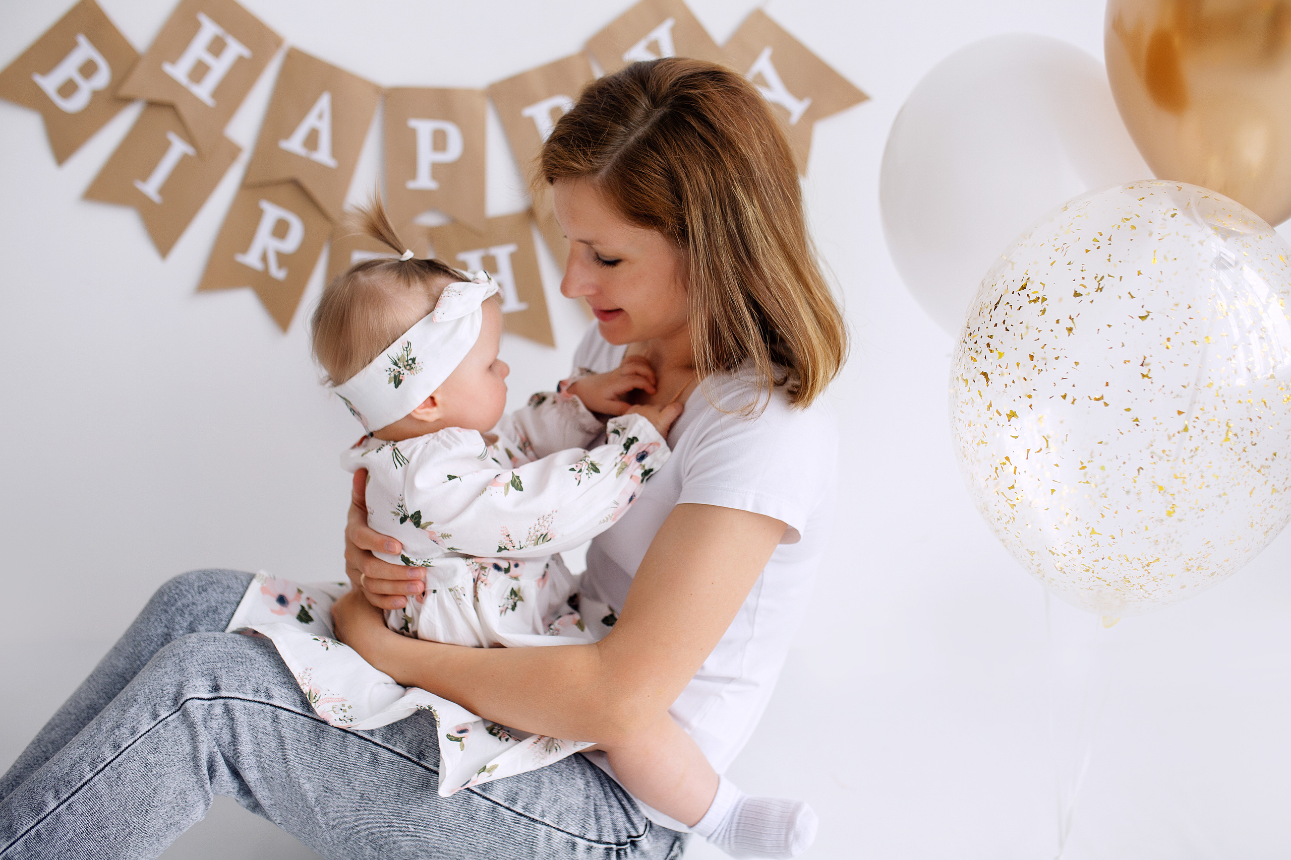 ЕВА и ВАНЯ год. Фотограф новорожденных Оксана Полевская