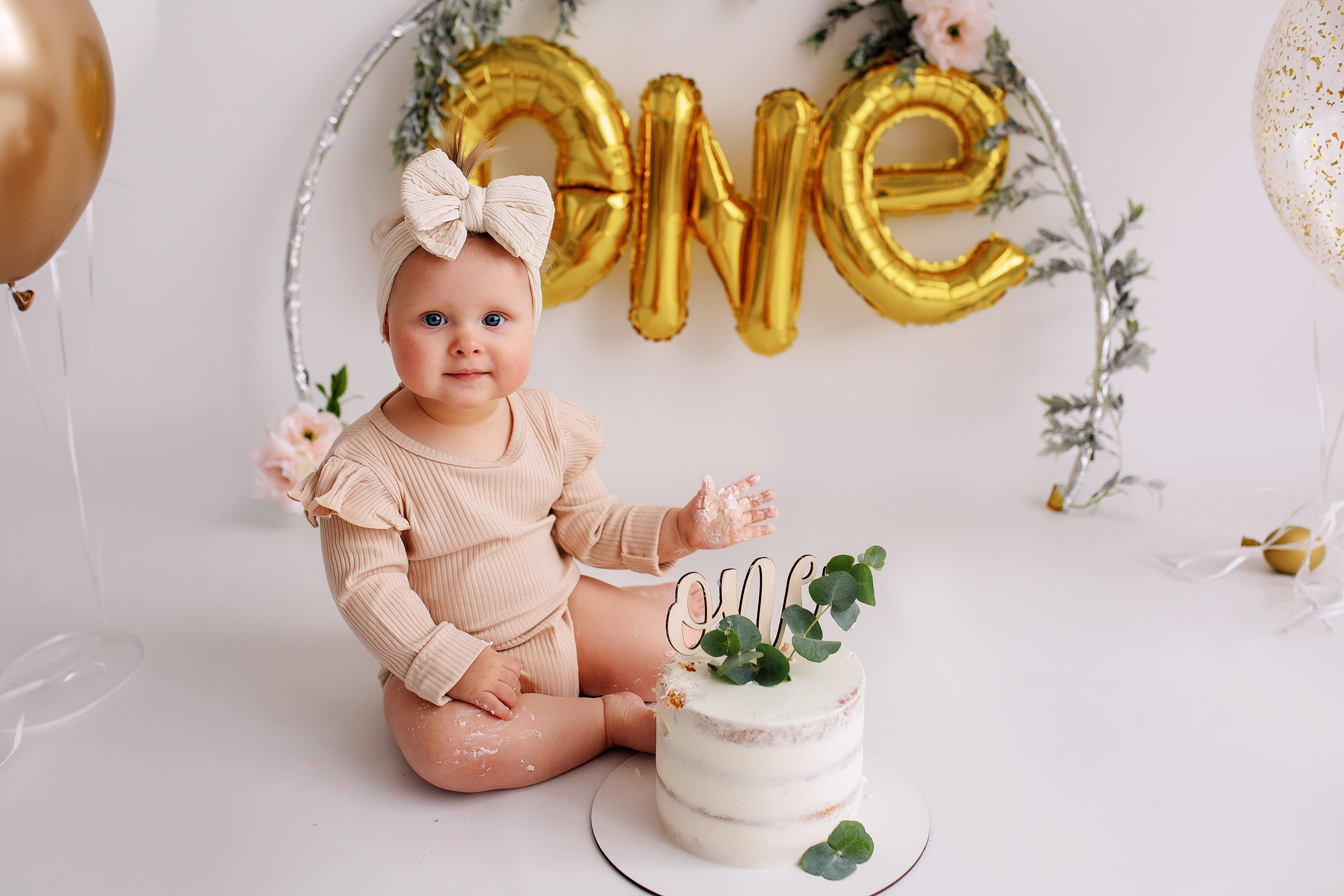 ЕВА и ВАНЯ год. Фотограф новорожденных Оксана Полевская