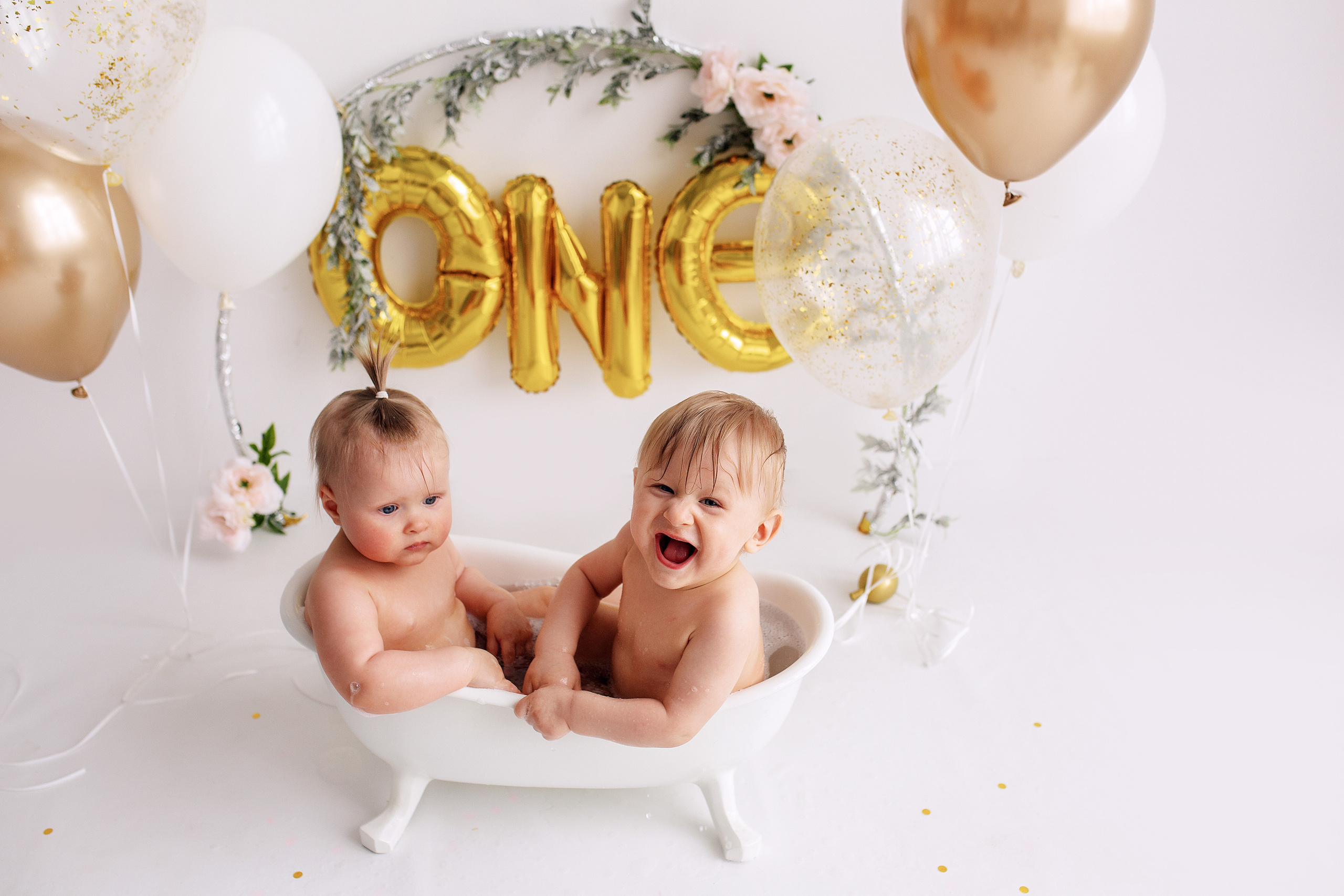 ЕВА и ВАНЯ год. Фотограф новорожденных Оксана Полевская