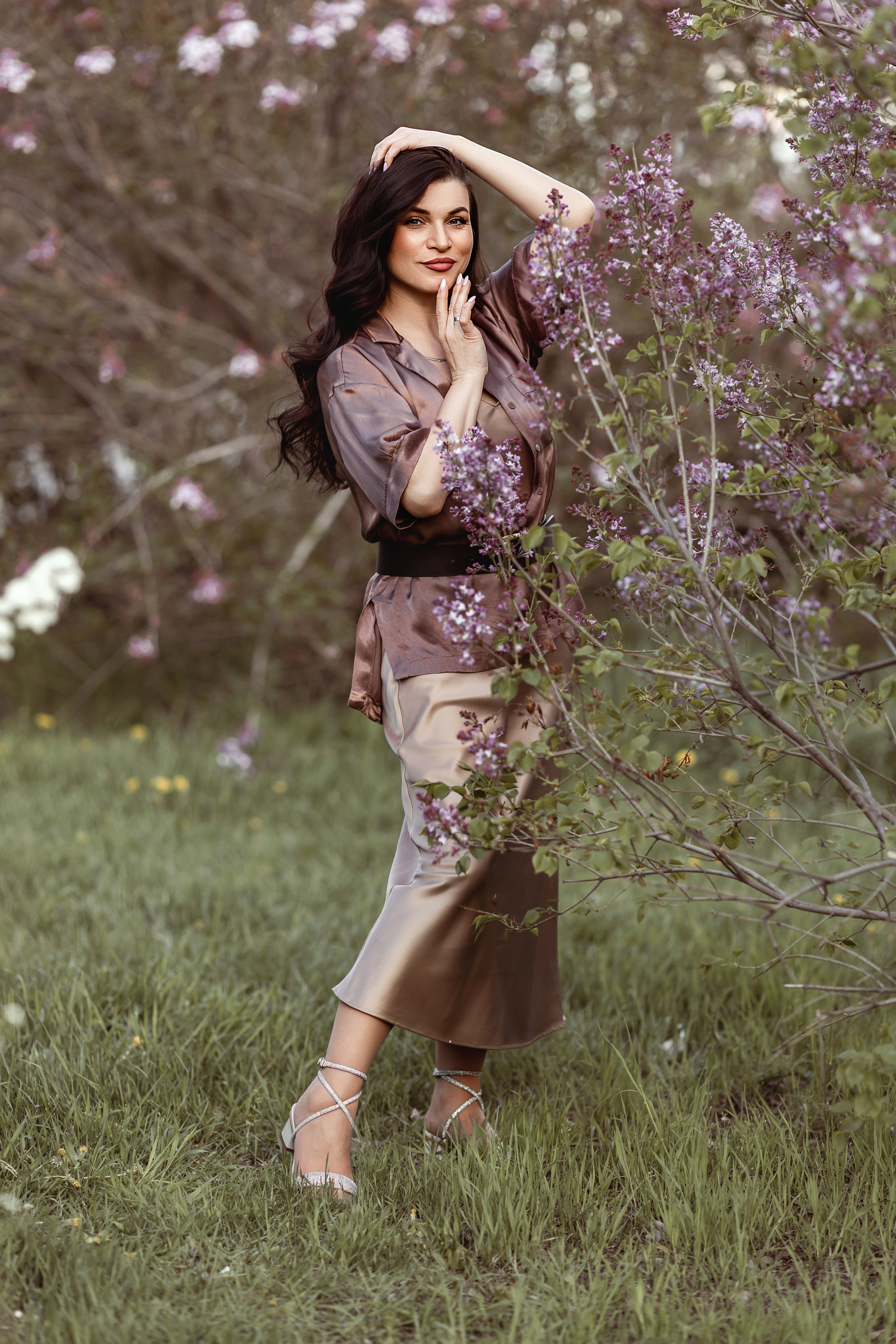 Съёмка в цветущих садах. Детский и семейный фотограф Елена Воропаева