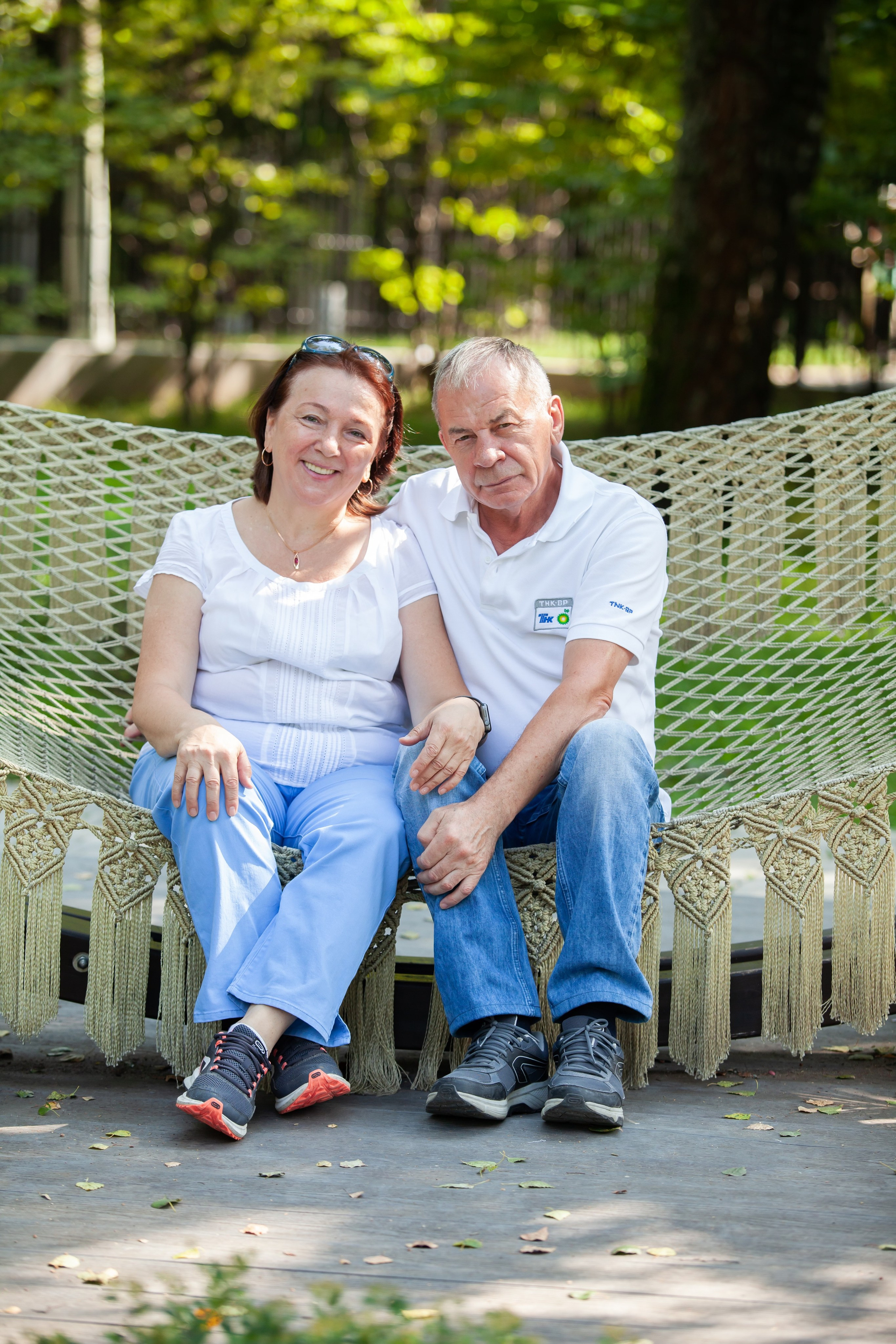 Семейная фотосессия в парке. Фотографы в Москве Светлана Устинова и Сергей Грачев