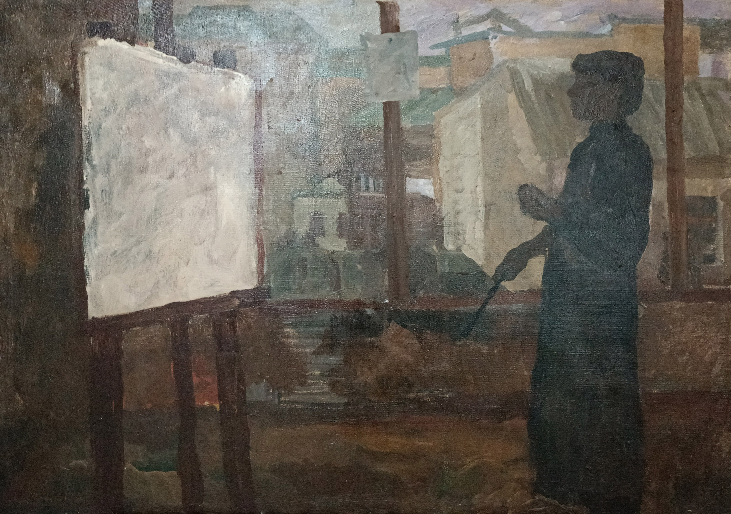 «Часовня Петра и Павла на Волкострове» 1978 год. Художник Величко Вадим Семёнович