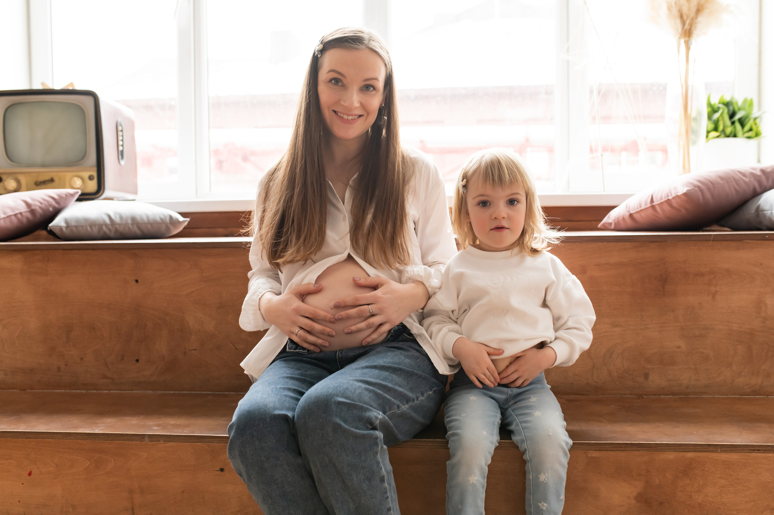 Семейная съемка в студии. Семейный фотограф в Москве Ольга Барсукова