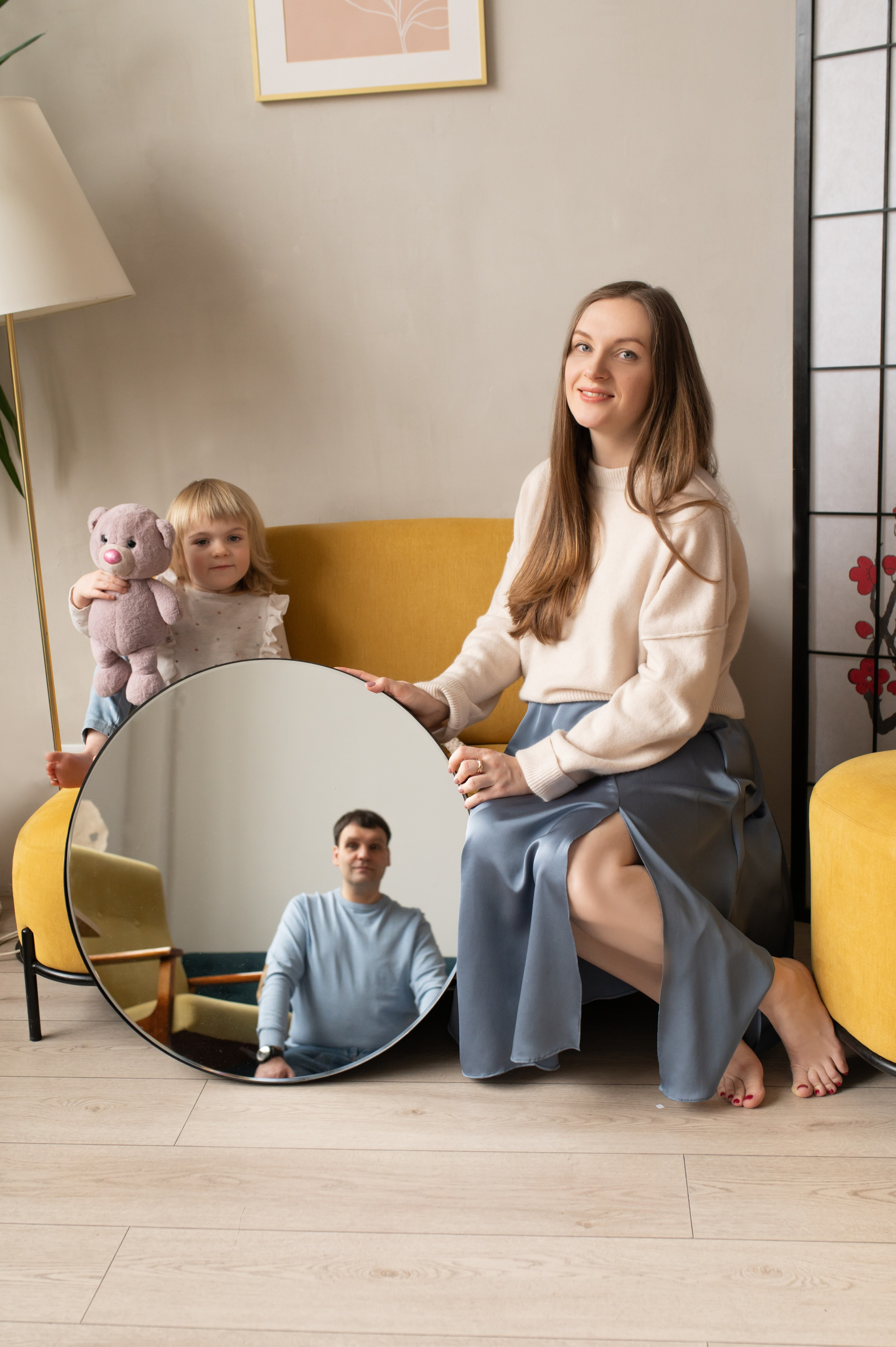 Семейная съемка в студии. Семейный фотограф в Москве Ольга Барсукова