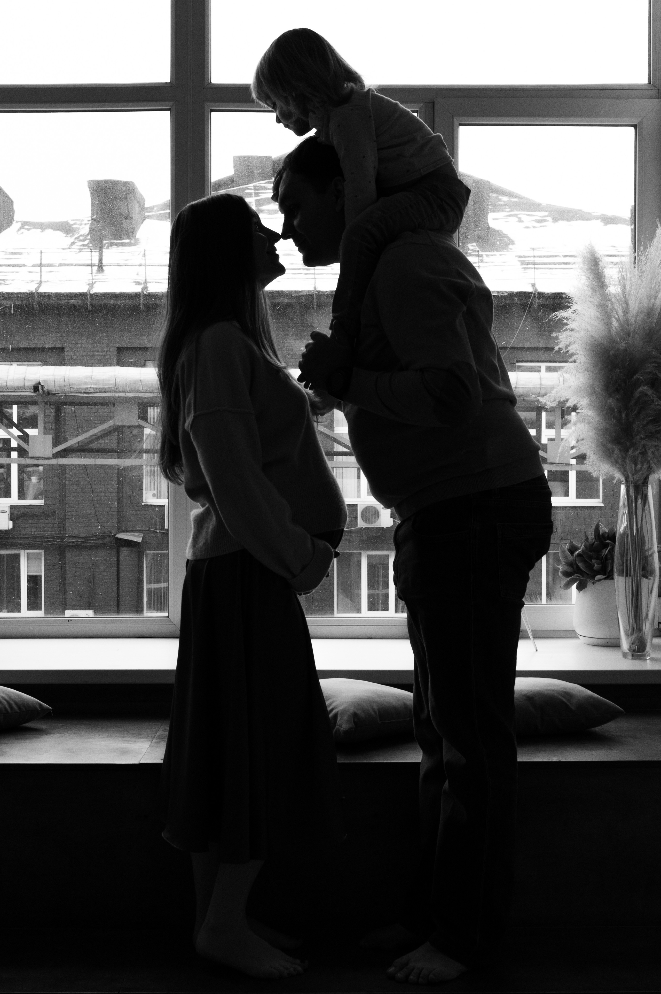 Семейная съемка в студии. Семейный фотограф в Москве Ольга Барсукова