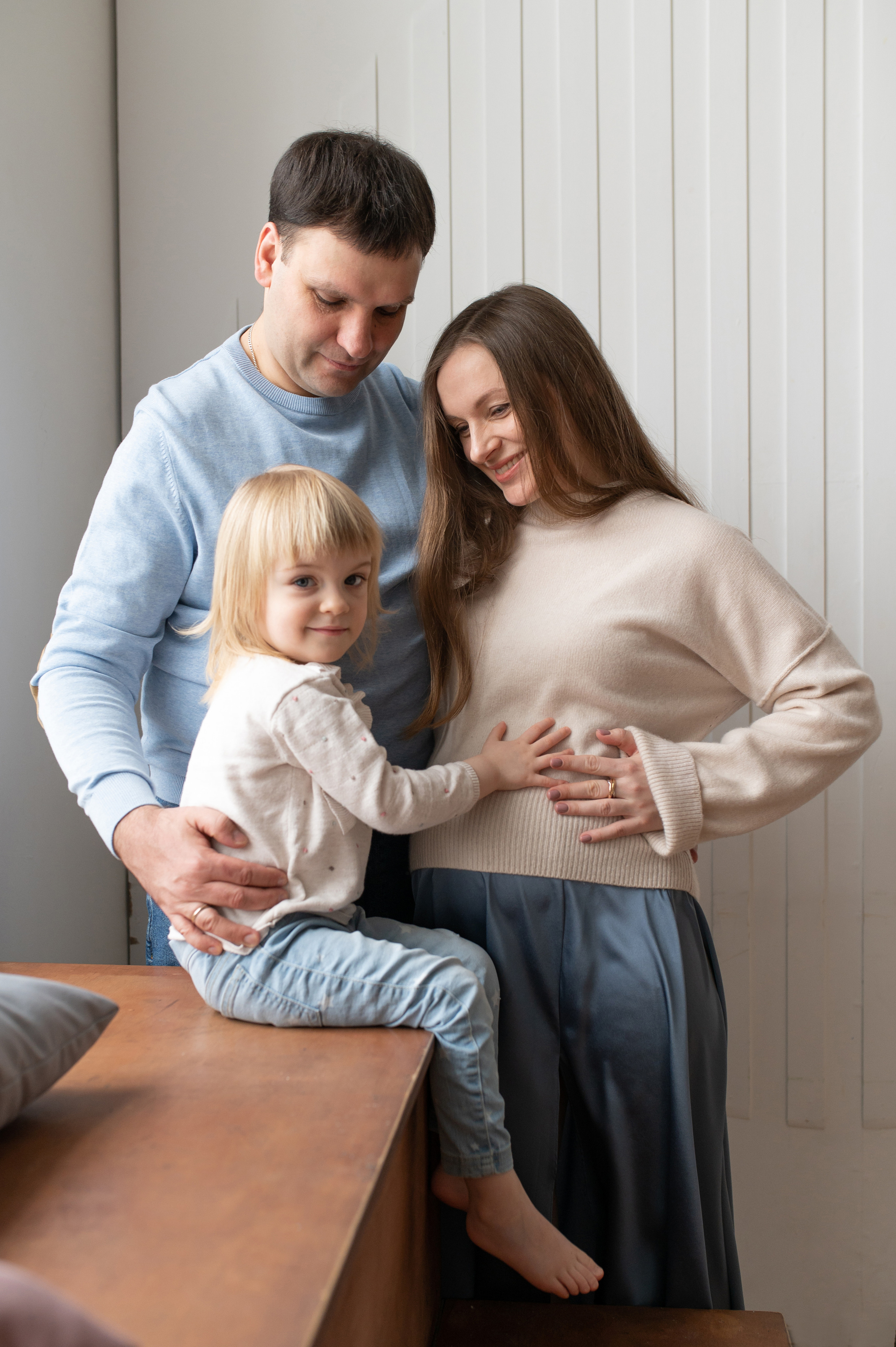 Семейная съемка в студии. Семейный фотограф в Москве Ольга Барсукова