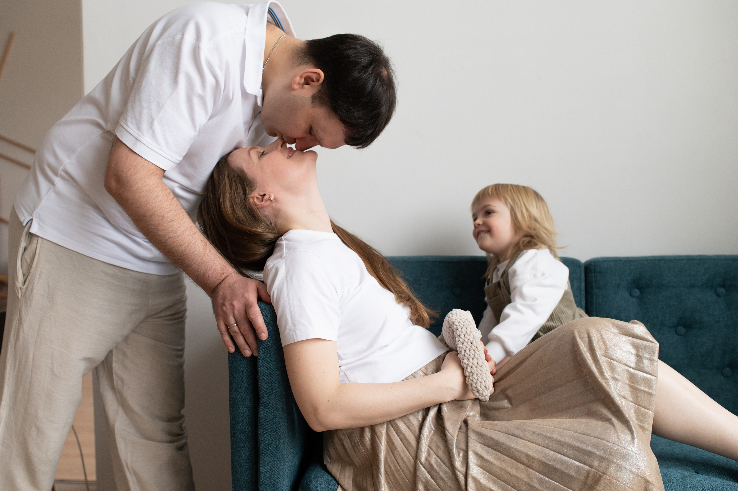 Семейная съемка в студии. Семейный фотограф в Москве Ольга Барсукова