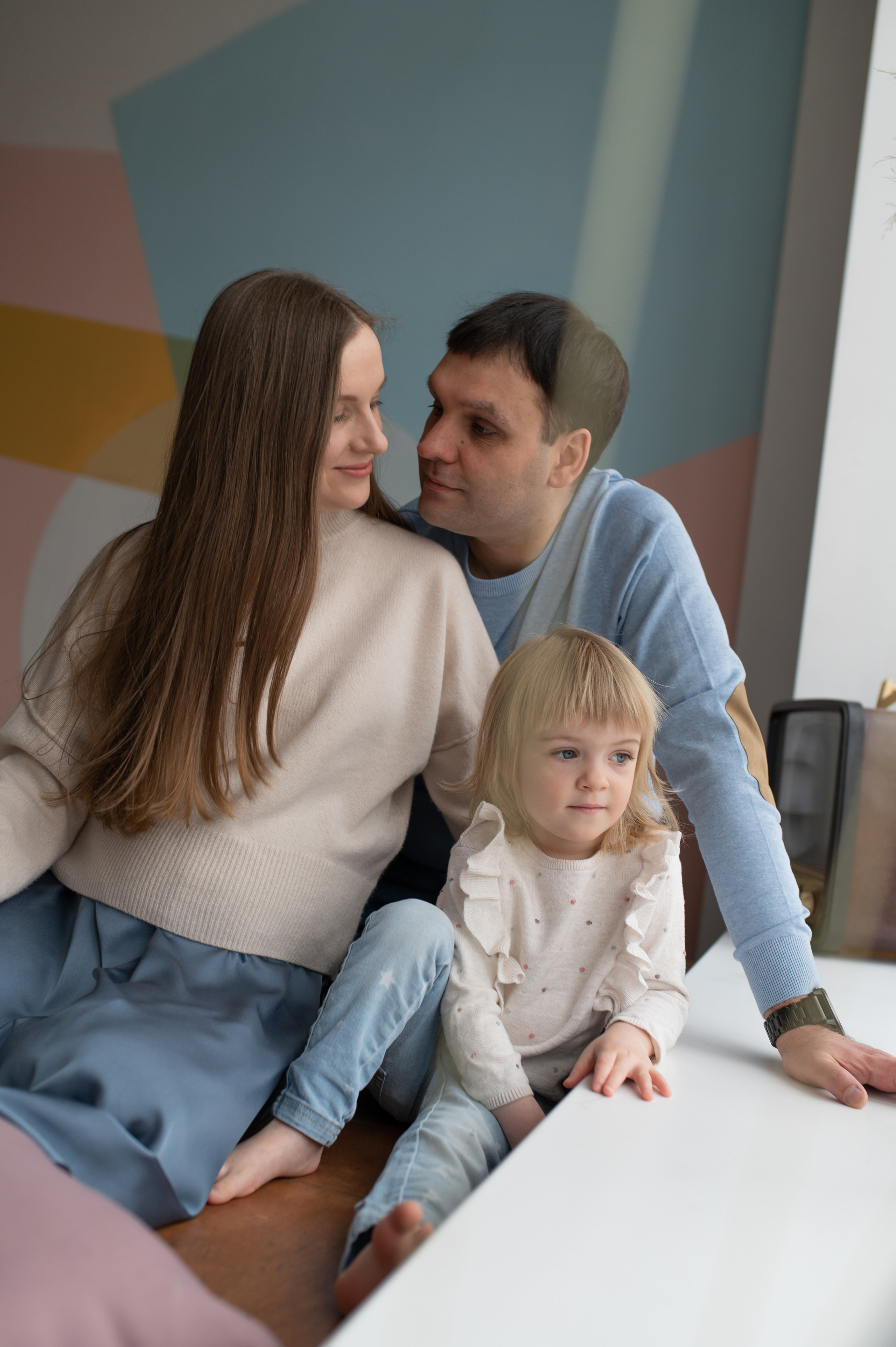 Семейная съемка в студии. Семейный фотограф в Москве Ольга Барсукова